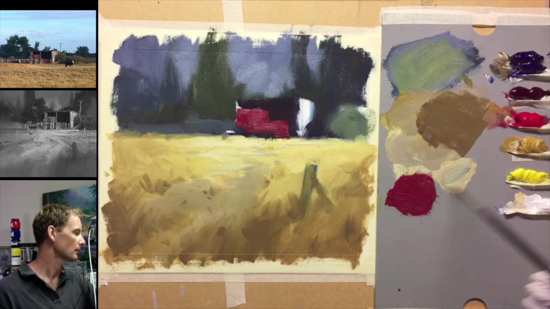 Step 37 — Detailing the Shed (video frame from the lesson)