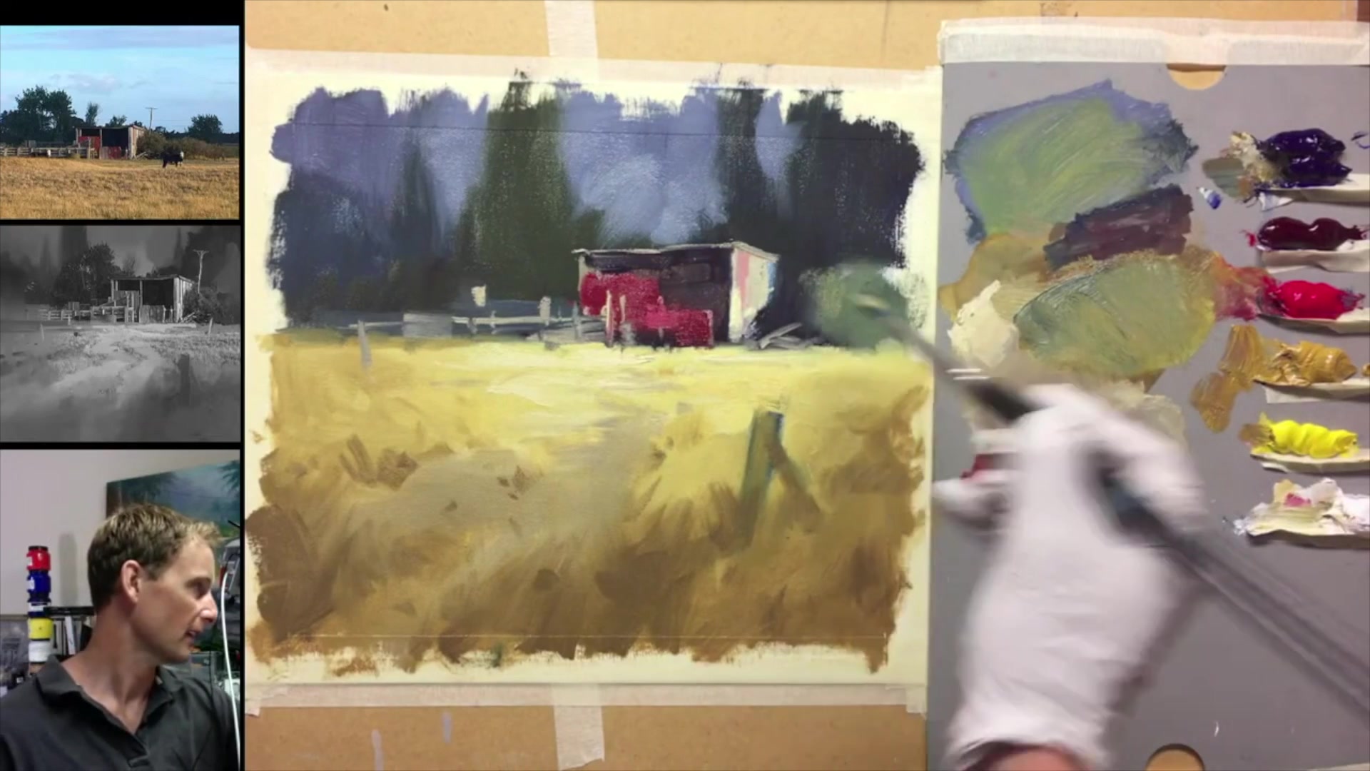 Step 44 — Brush Storage and Maintenance (video frame from the lesson)