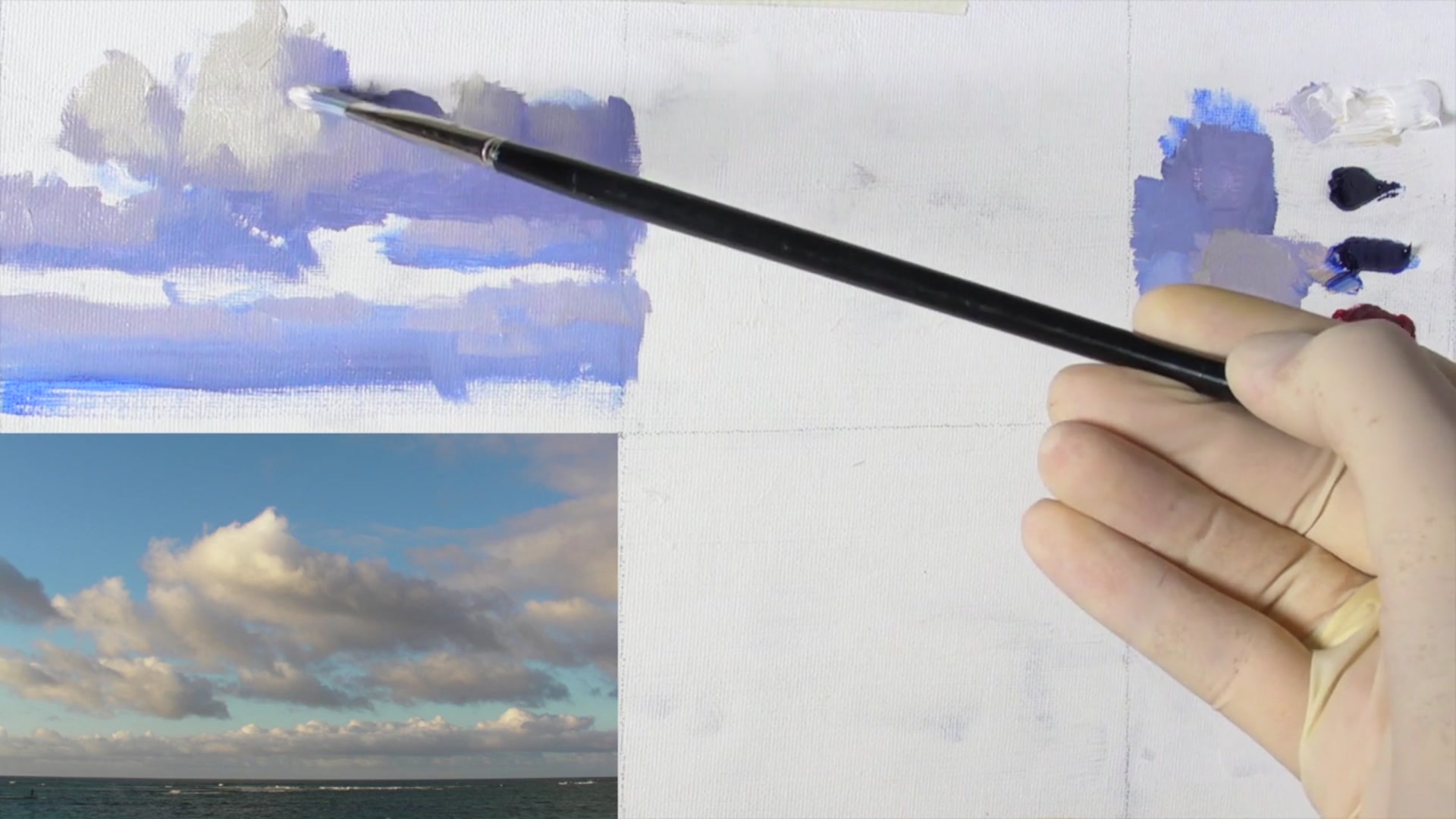 Step 5 — Managing Edges in Cloud Painting (video frame from the lesson)