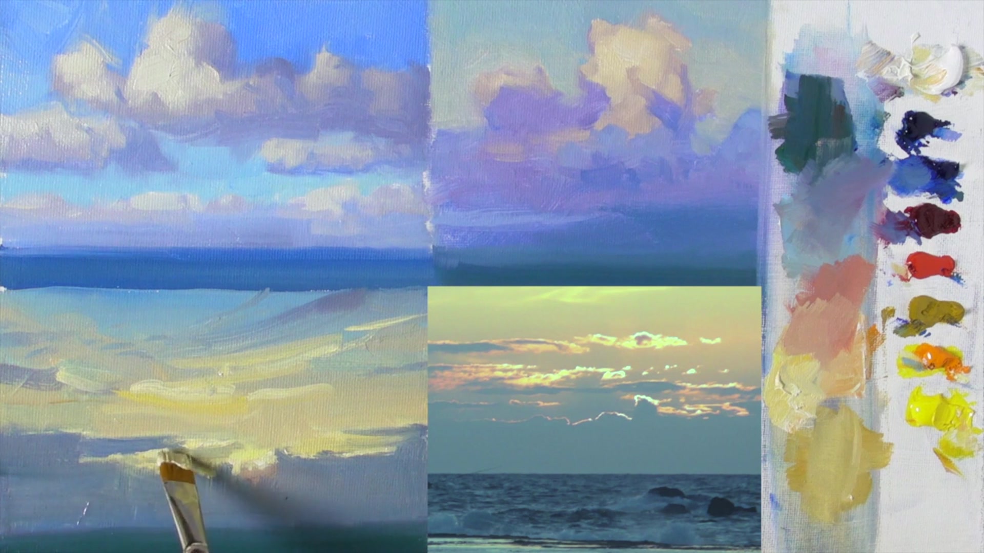 Step 12 — Approaching Dramatic Sunsets (video frame from the lesson)