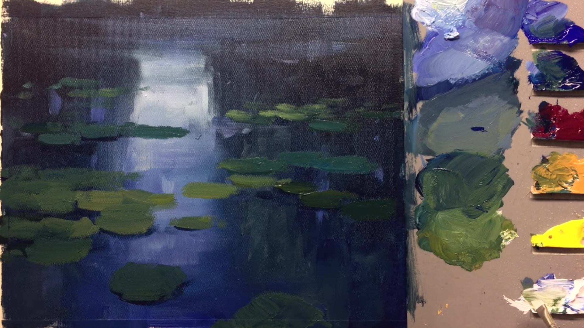 Step 7 — Adding Details and Highlights (video frame from the lesson)