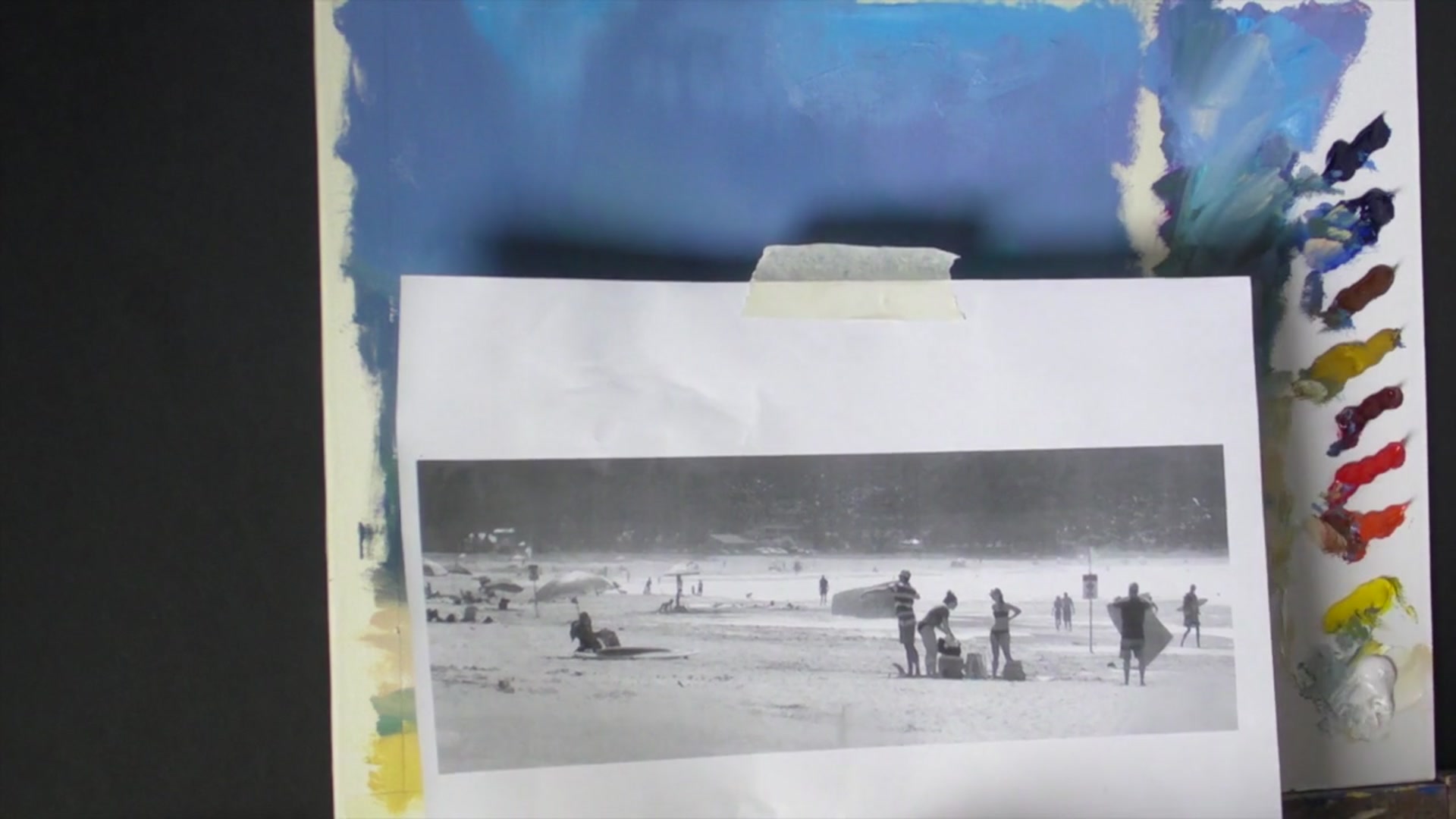 Step 11 — Preparing to Paint Figures (video frame from the lesson)