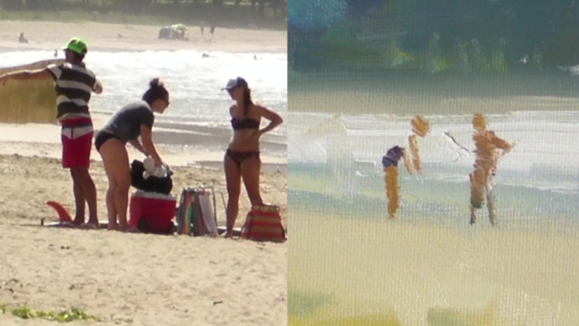 Step 14 — Painting Distant Figures (video frame from the lesson)