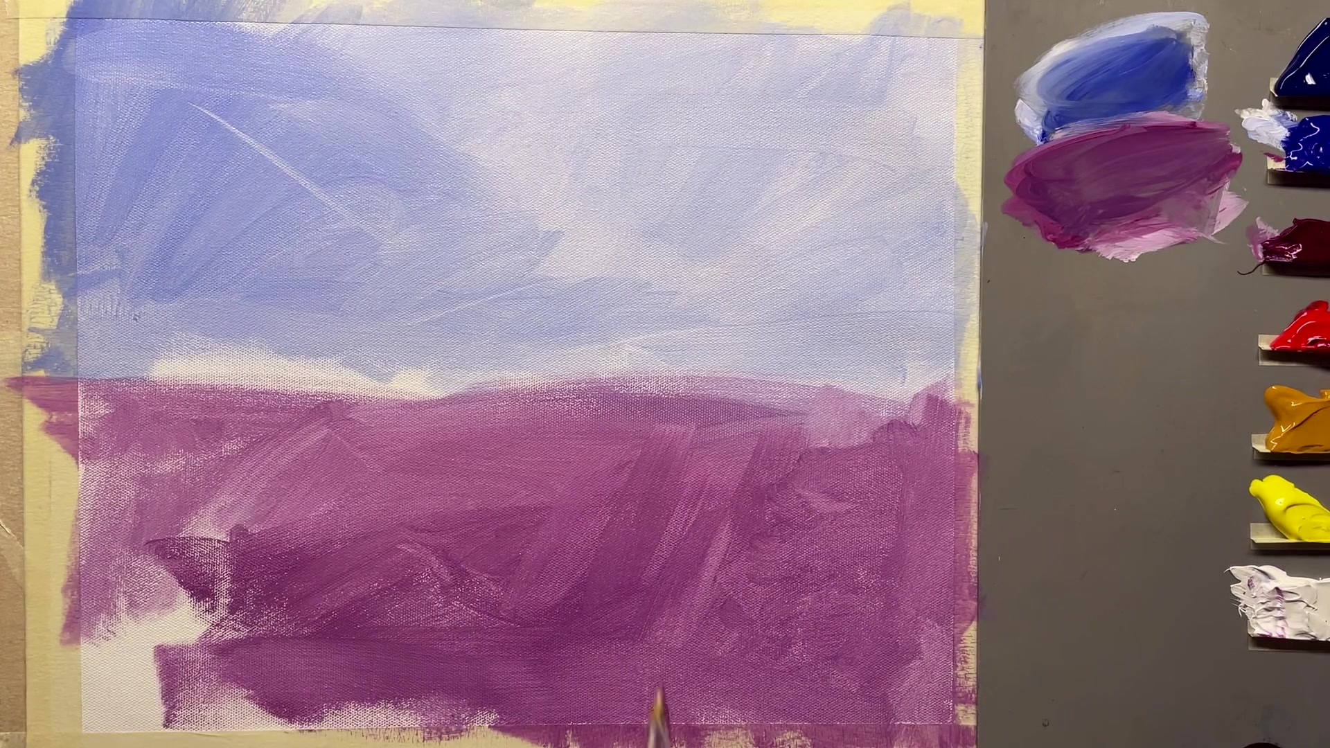 Step 5 — Scrubbing technique (video frame from the lesson)