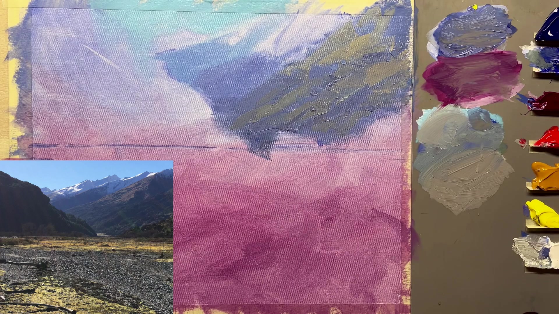 Step 13 — Creating atmospheric effects (video frame from the lesson)