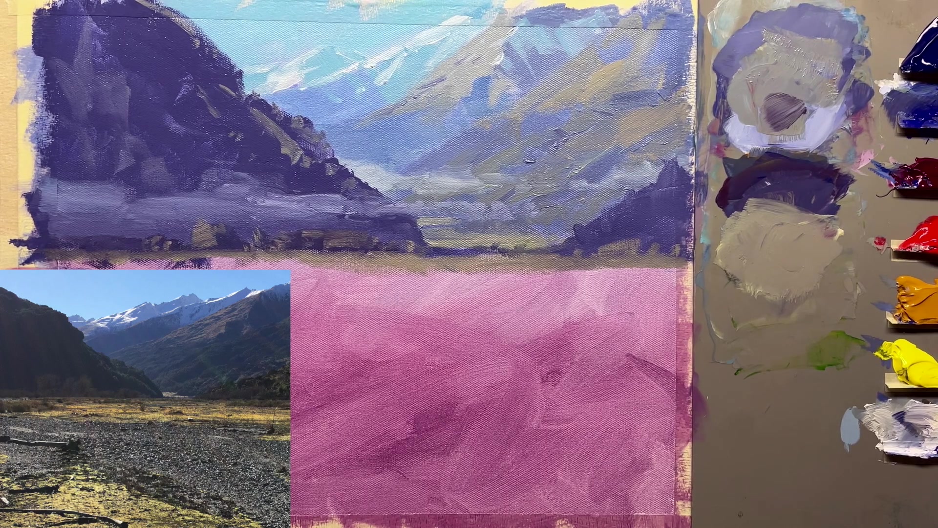 Step 30 — Light character (video frame from the lesson)
