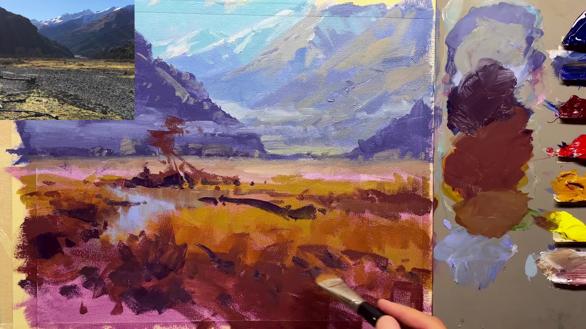 Step 40 — Shape variety (video frame from the lesson)