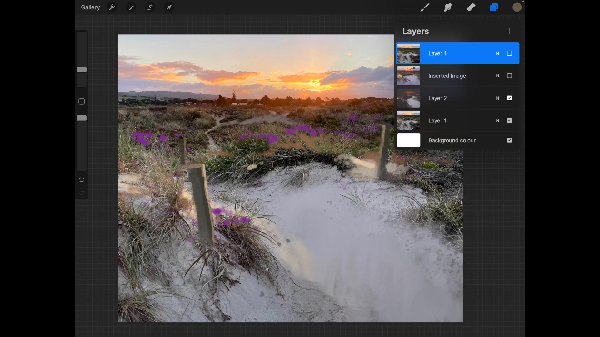 Step 1 — Digital Sketch Modifications (video frame from the lesson)