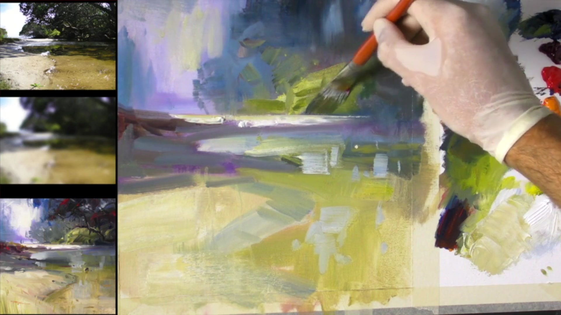 Step 11 — Balancing Abstract Elements (video frame from the lesson)