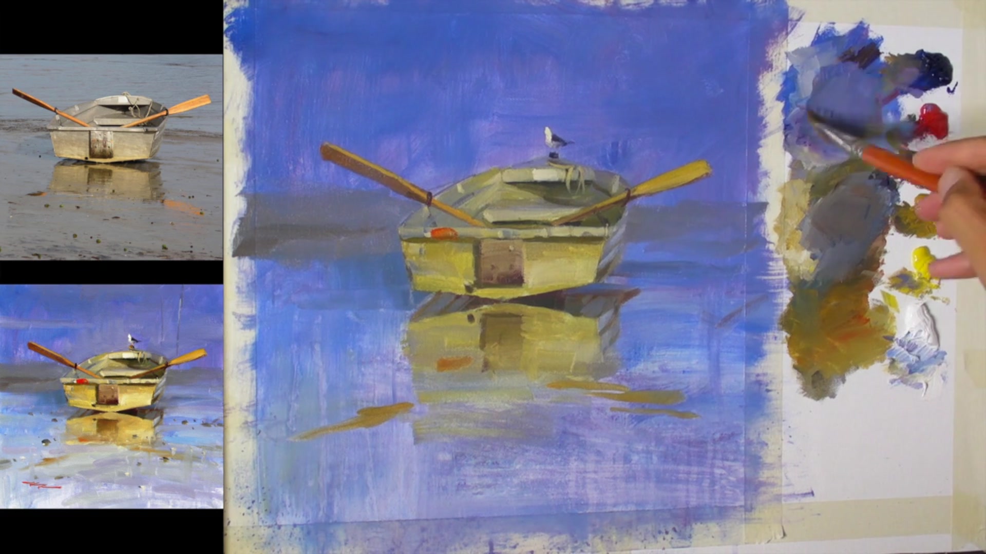 Step 8 — Final Touches and Details (video frame from the lesson)
