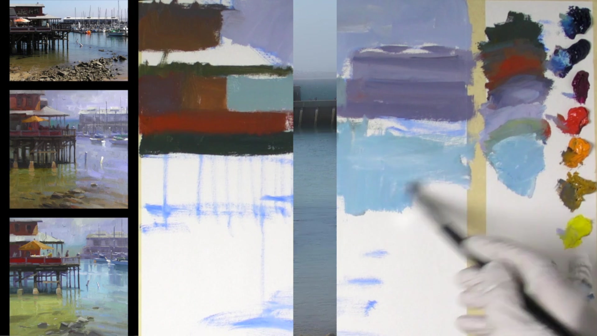 Step 13 — Color Changes in Water (video frame from the lesson)