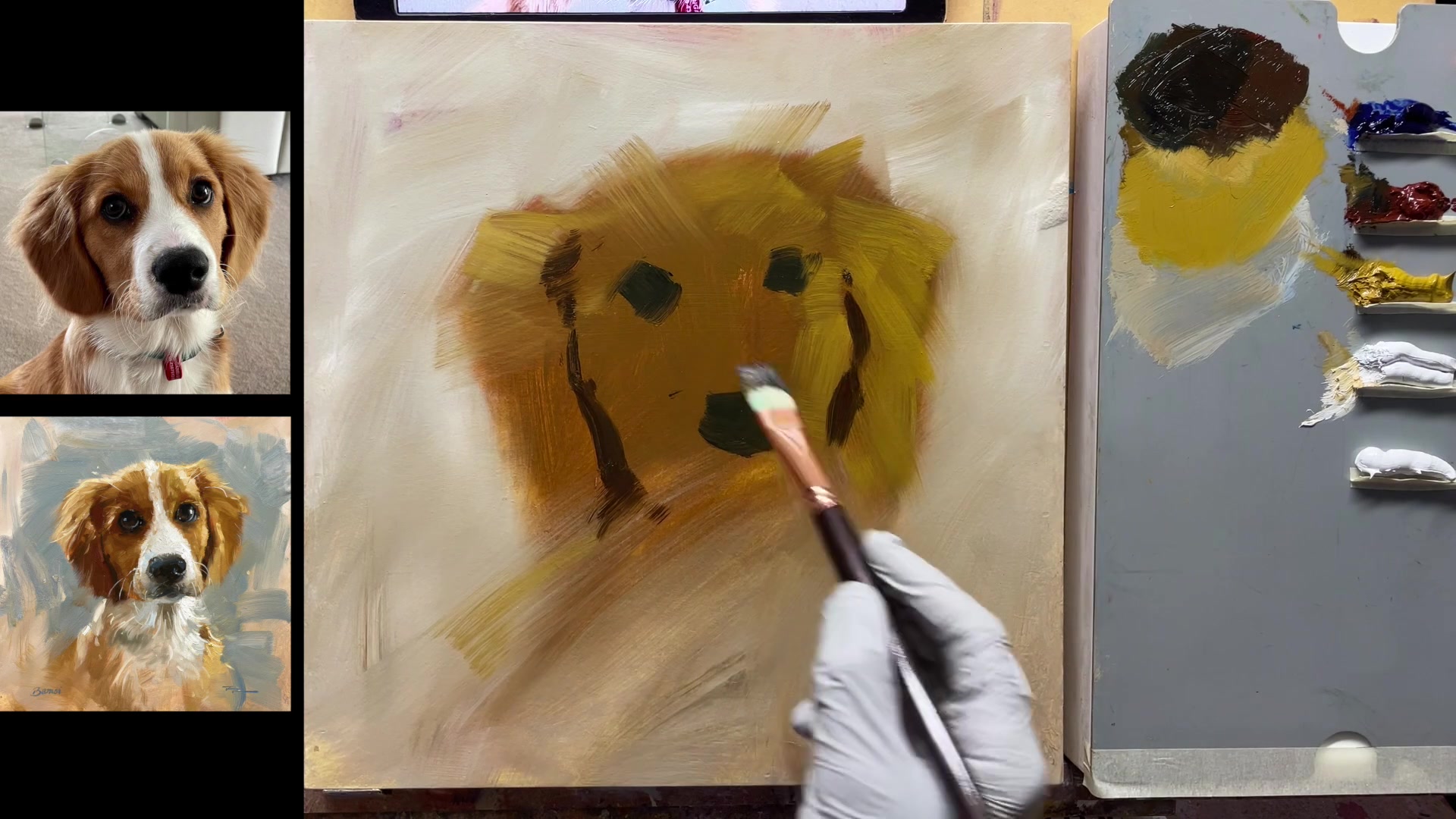 Step 6 — Adjusting the Drawing (video frame from the lesson)