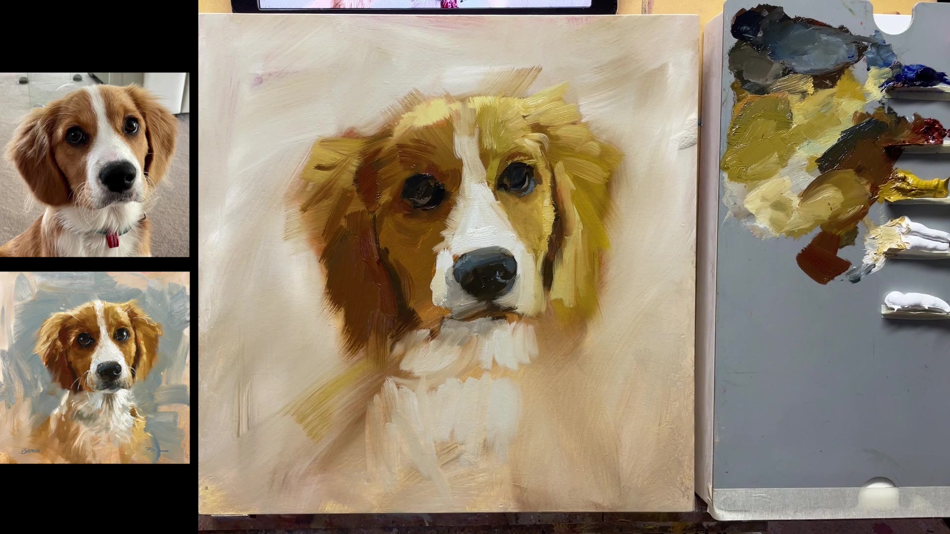 Step 14 — Creating Soft Fur Transitions (video frame from the lesson)