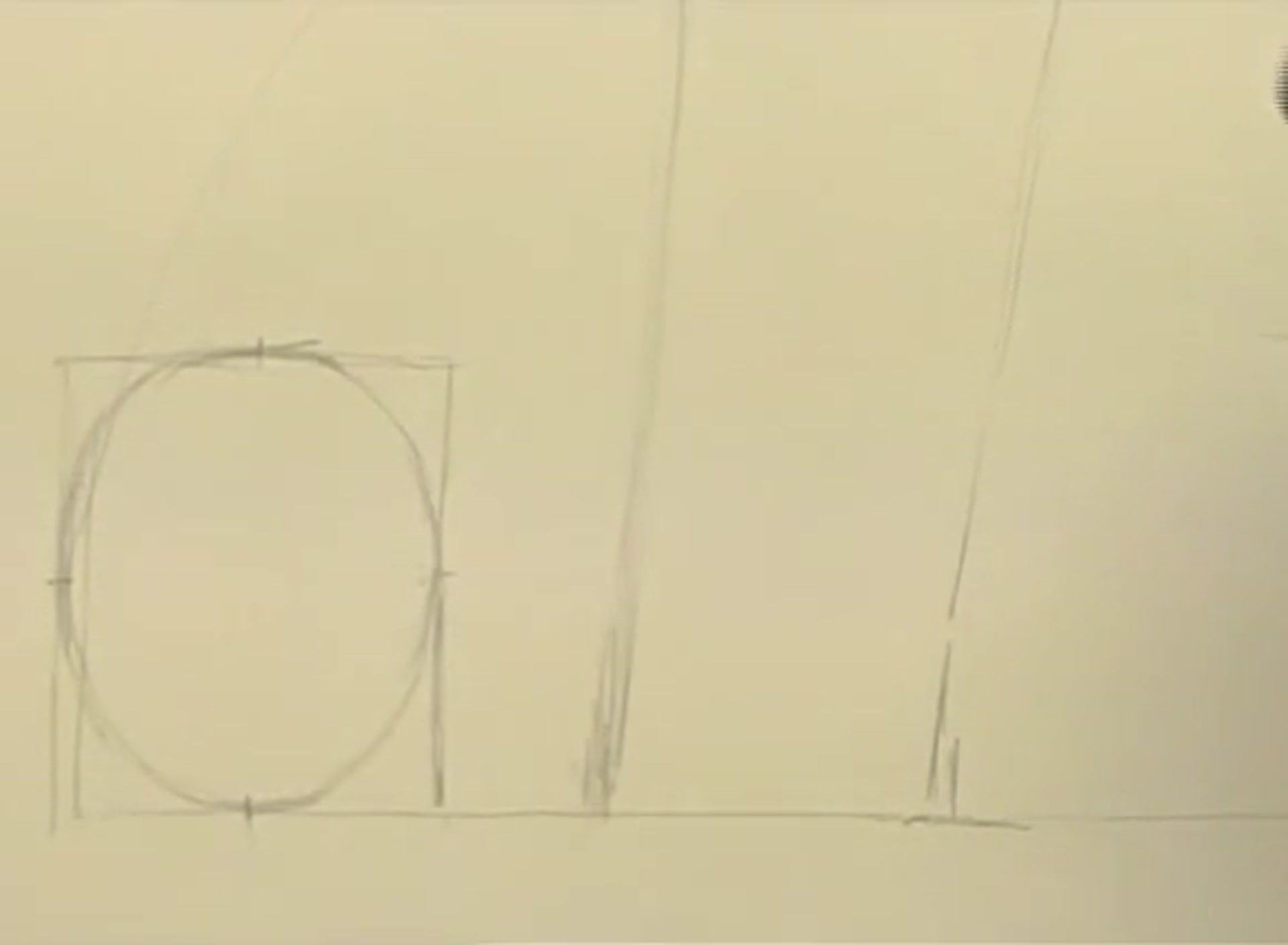 Step 7 — Drawing the Teddy Bear (video frame from the lesson)