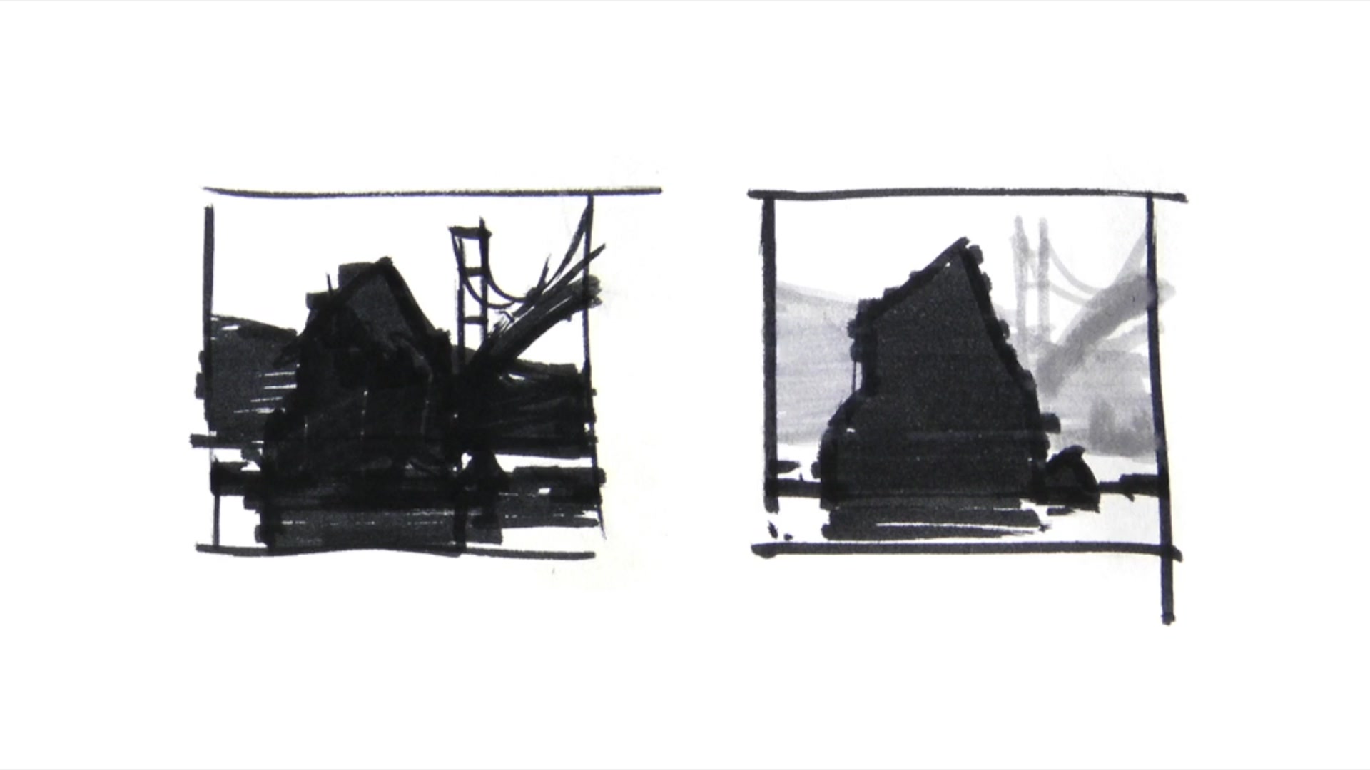 Step 1 — Designing the composition (video frame from the lesson)