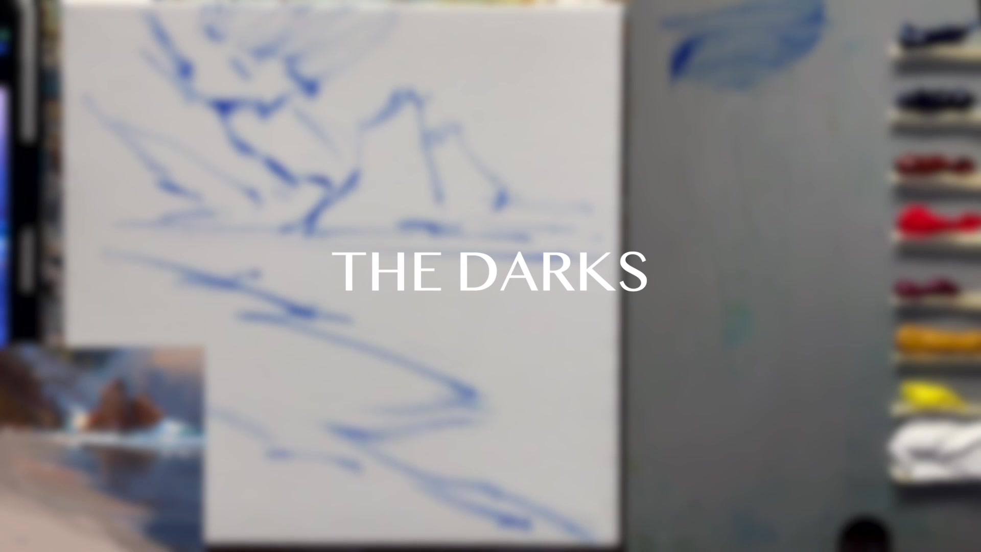 Step 7 — Painting Darkest Darks (video frame from the lesson)