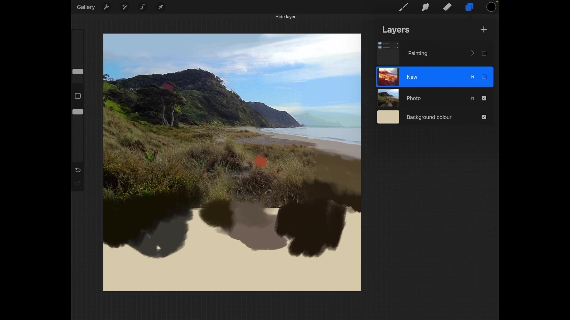 Step 1 — Photo Manipulation for Design (video frame from the lesson)