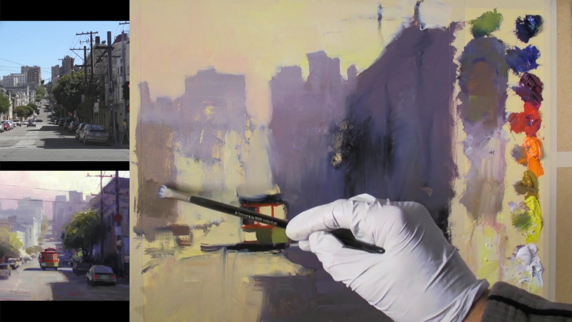 Step 14 — Tree Colors (video frame from the lesson)