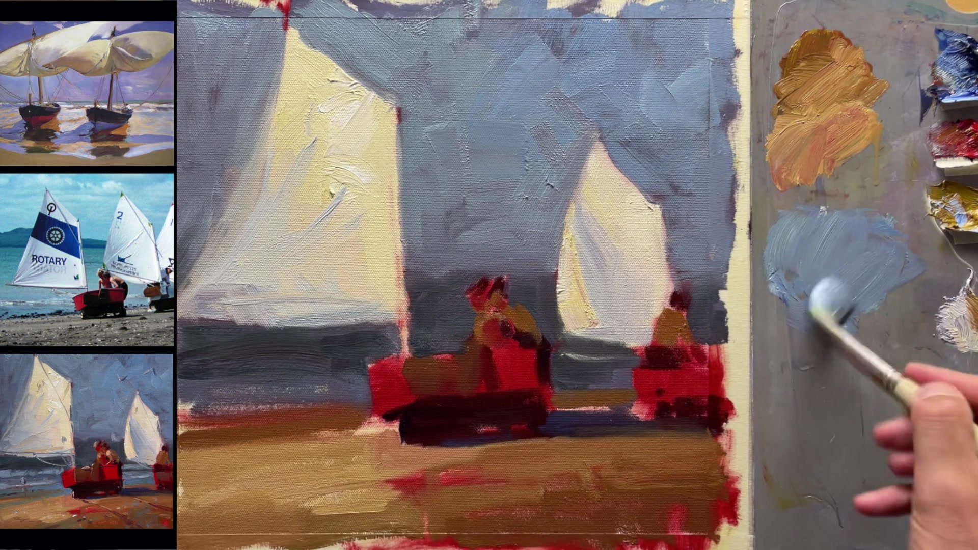 Step 14 — Details and Reflections (video frame from the lesson)