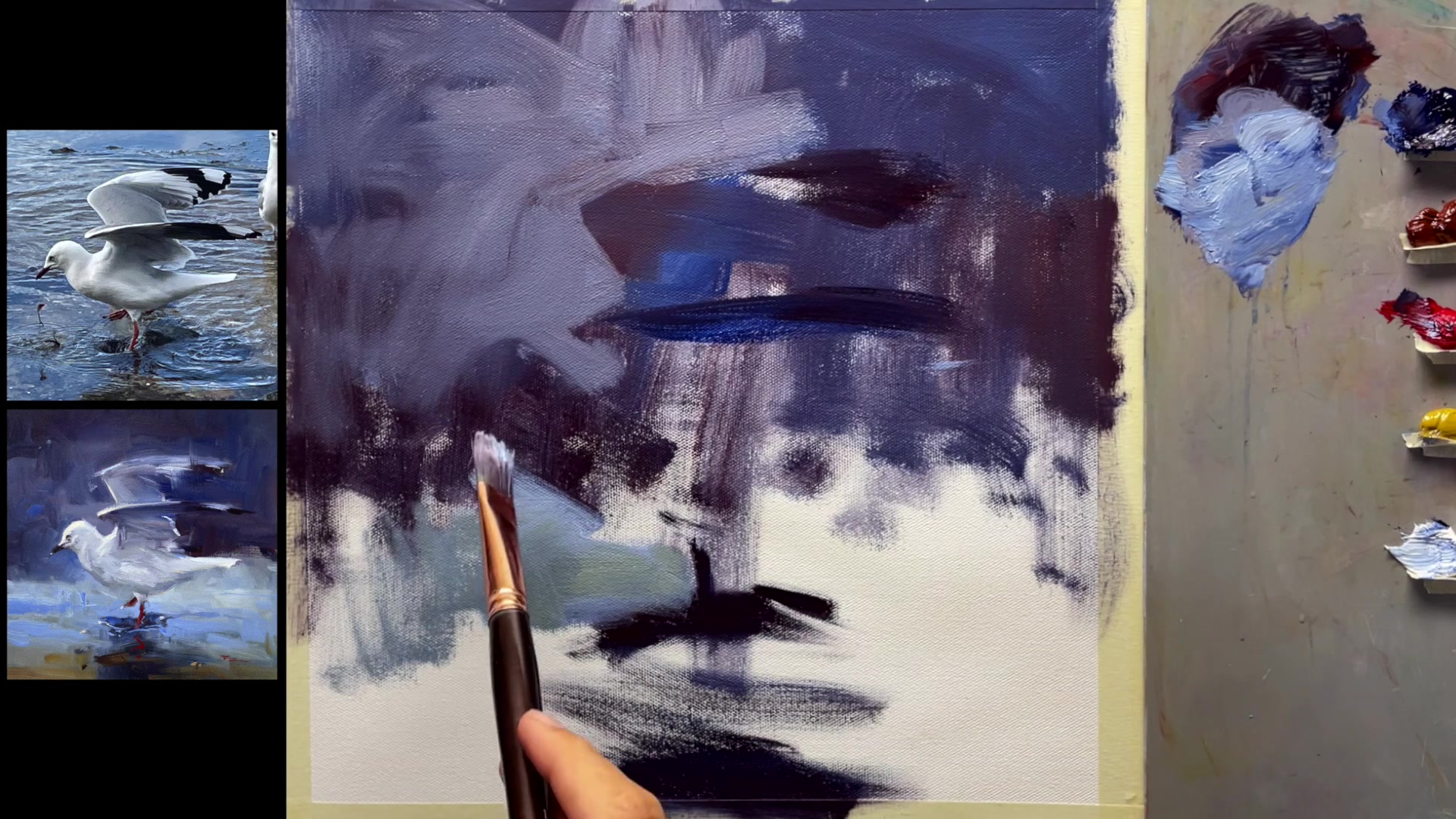 Step 7 — Color and Contrast (video frame from the lesson)