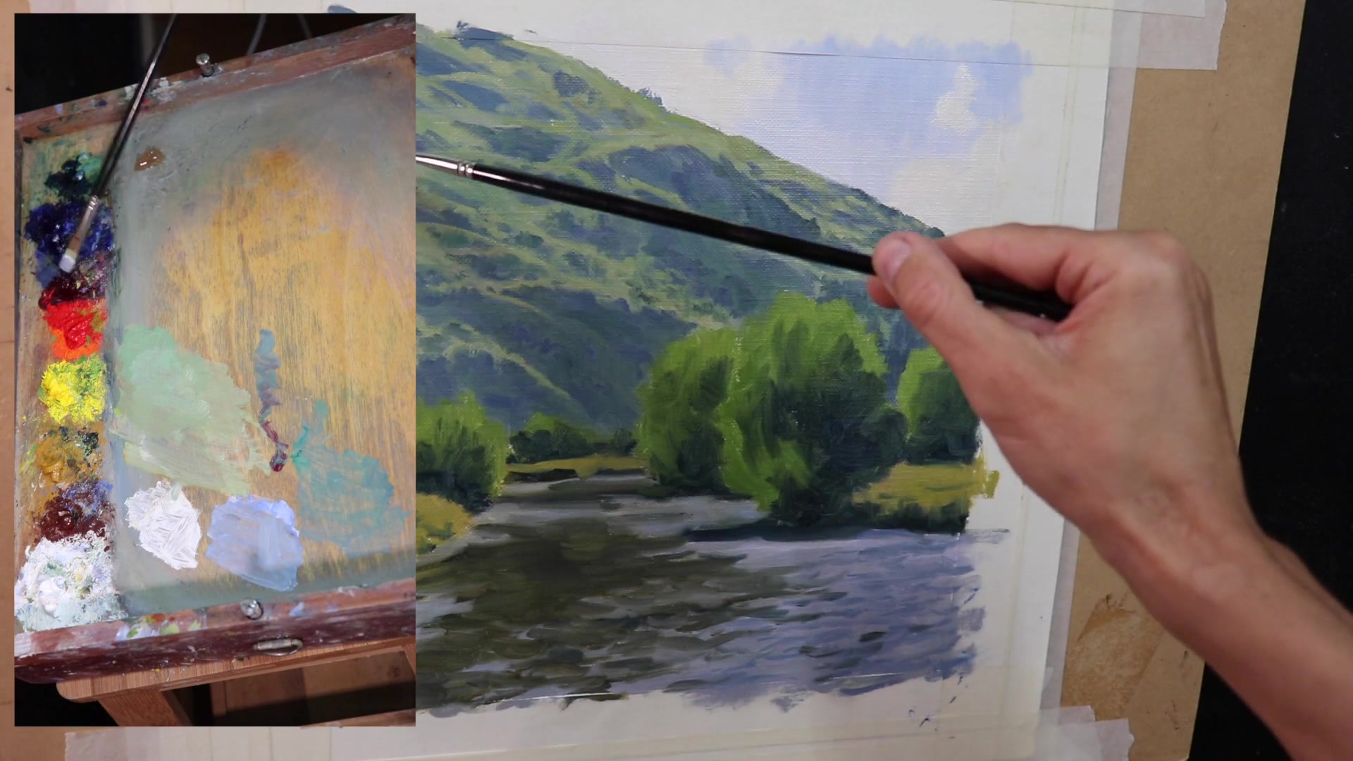 Step 19 — Highlighting Ridges (video frame from the lesson)