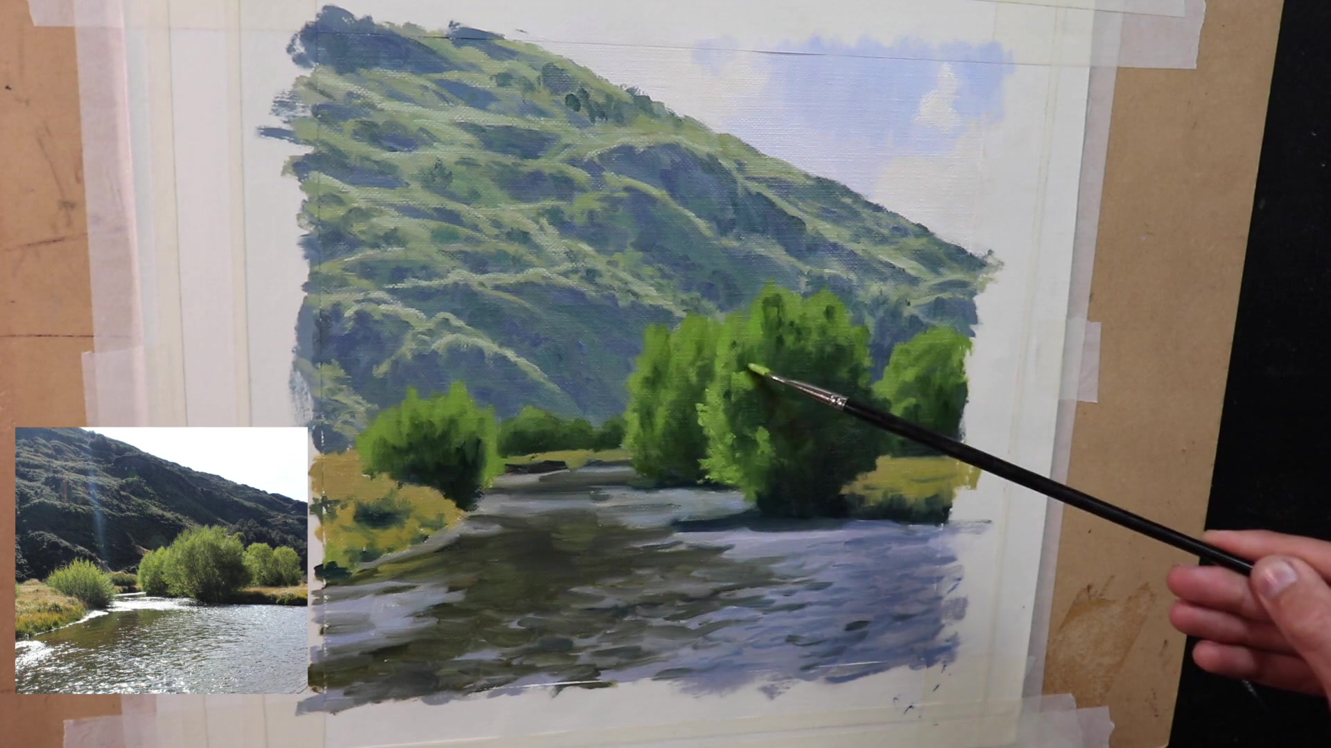 Step 25 — Building Tree Forms (video frame from the lesson)