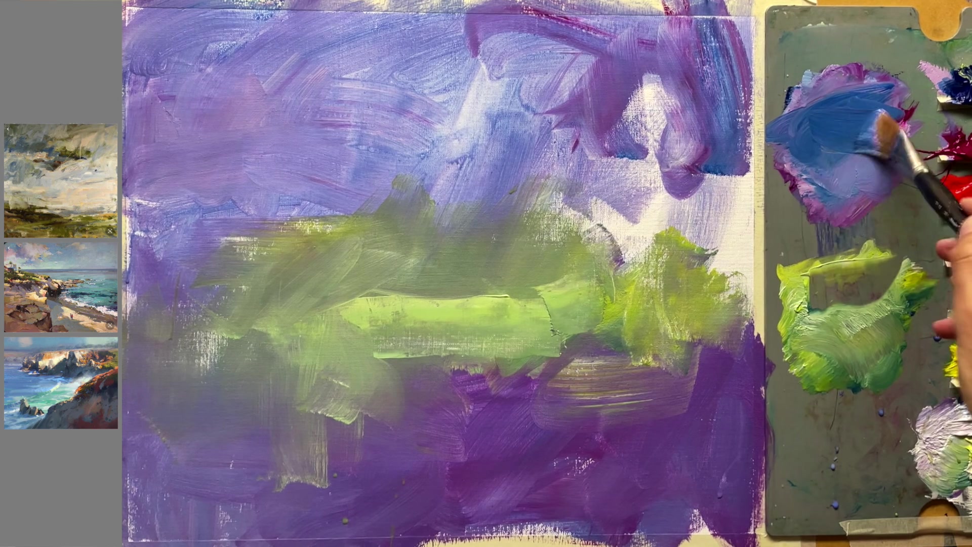 Step 7 — Defining Big Shapes (video frame from the lesson)