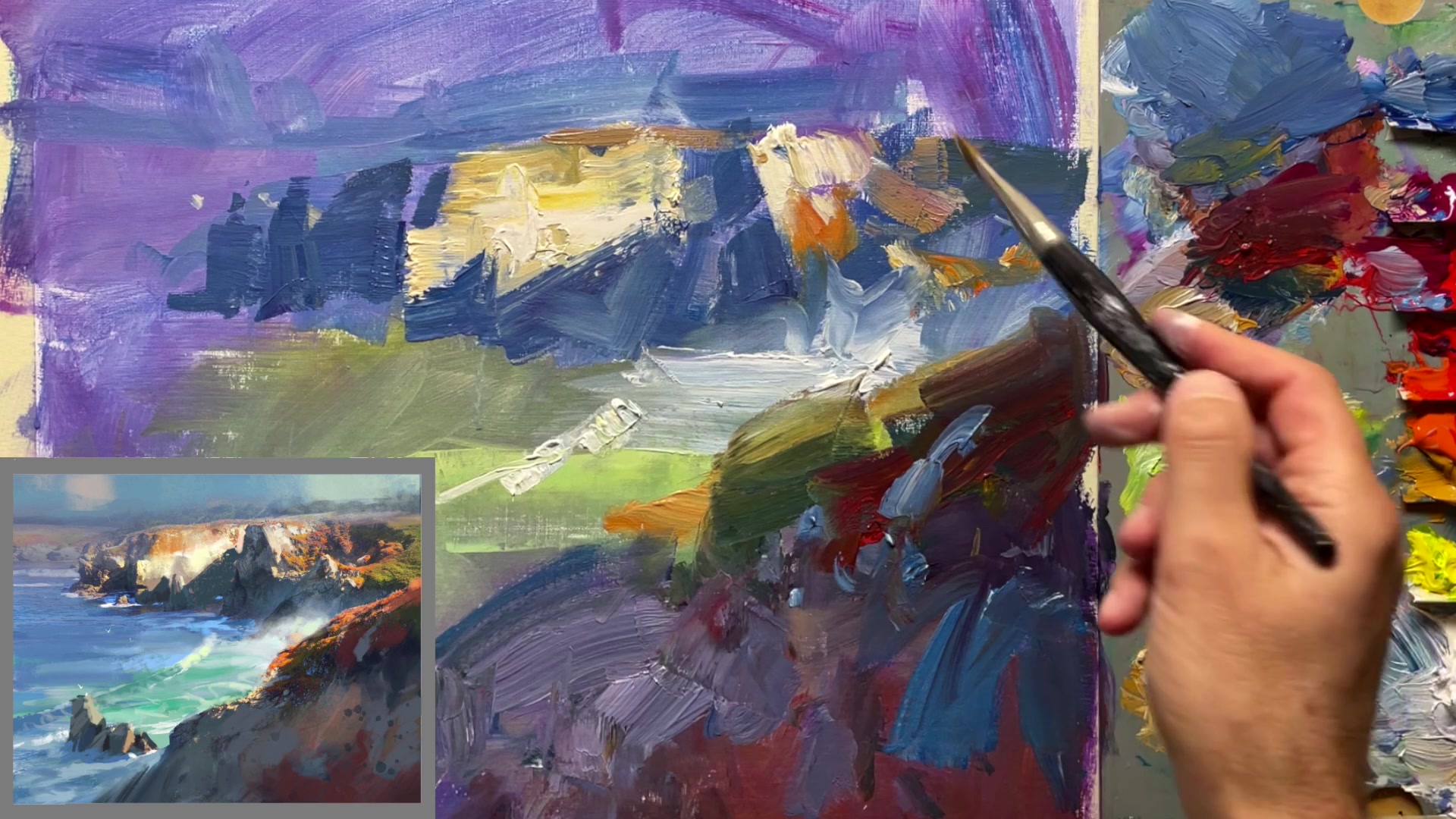 Step 20 — Center of Interest (video frame from the lesson)