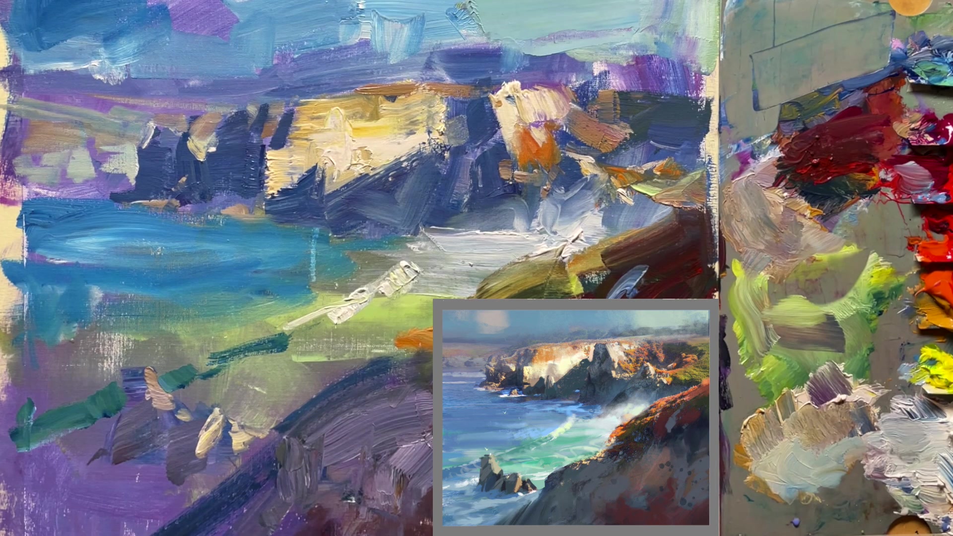 Step 26 — Maintaining Color Vibrancy (video frame from the lesson)