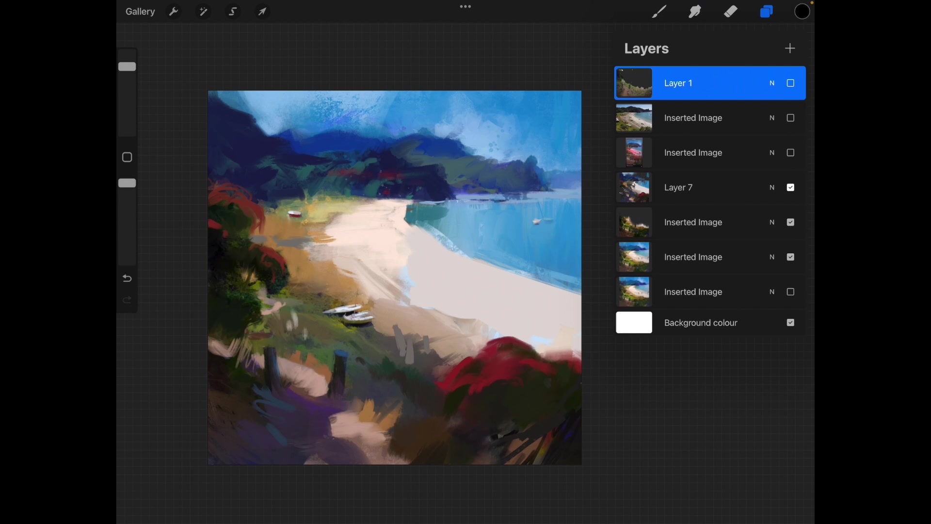 Step 3 — Procreate Features and Recommendations (video frame from the lesson)