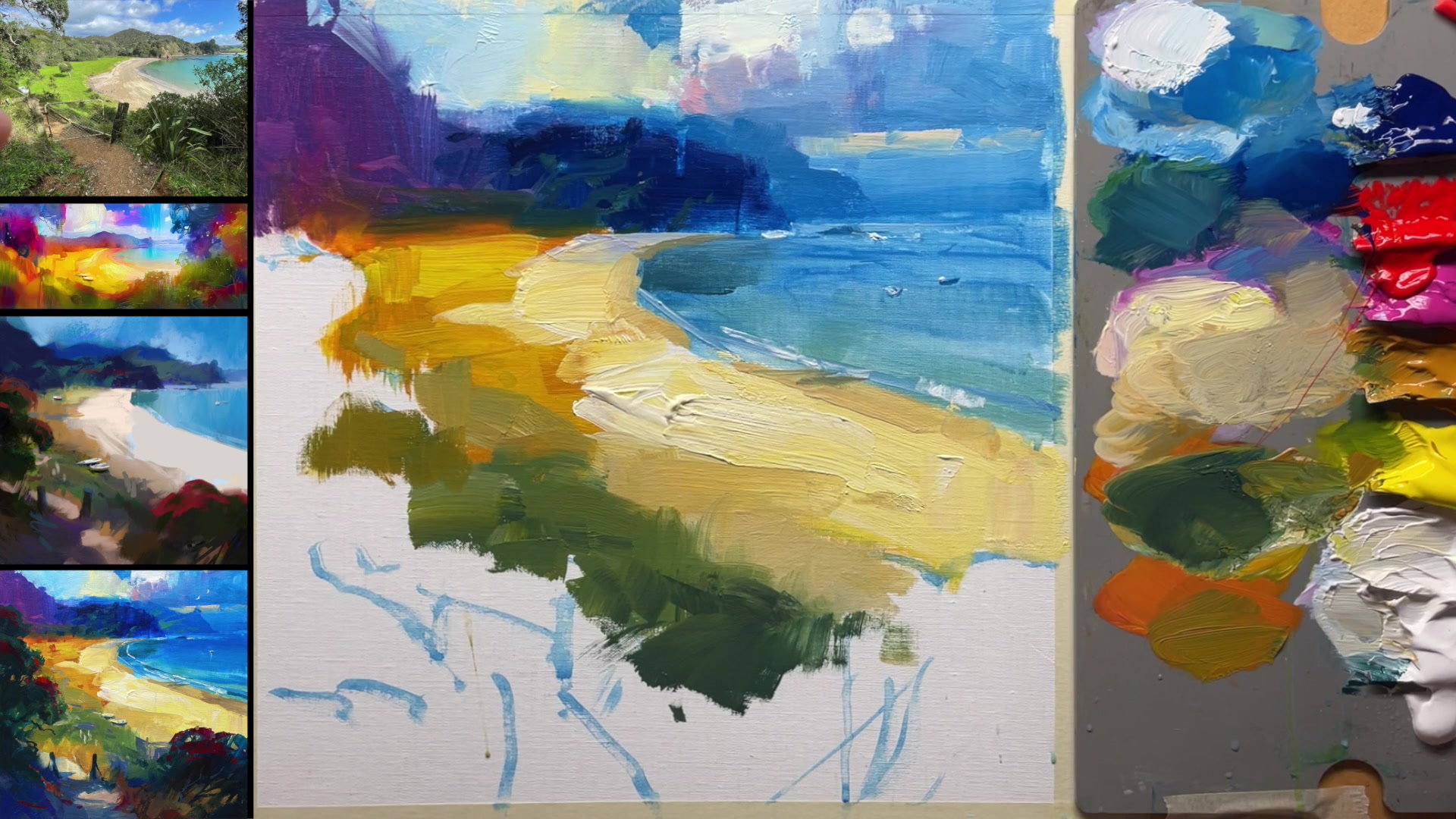Step 16 — Maintaining Brush Care (video frame from the lesson)