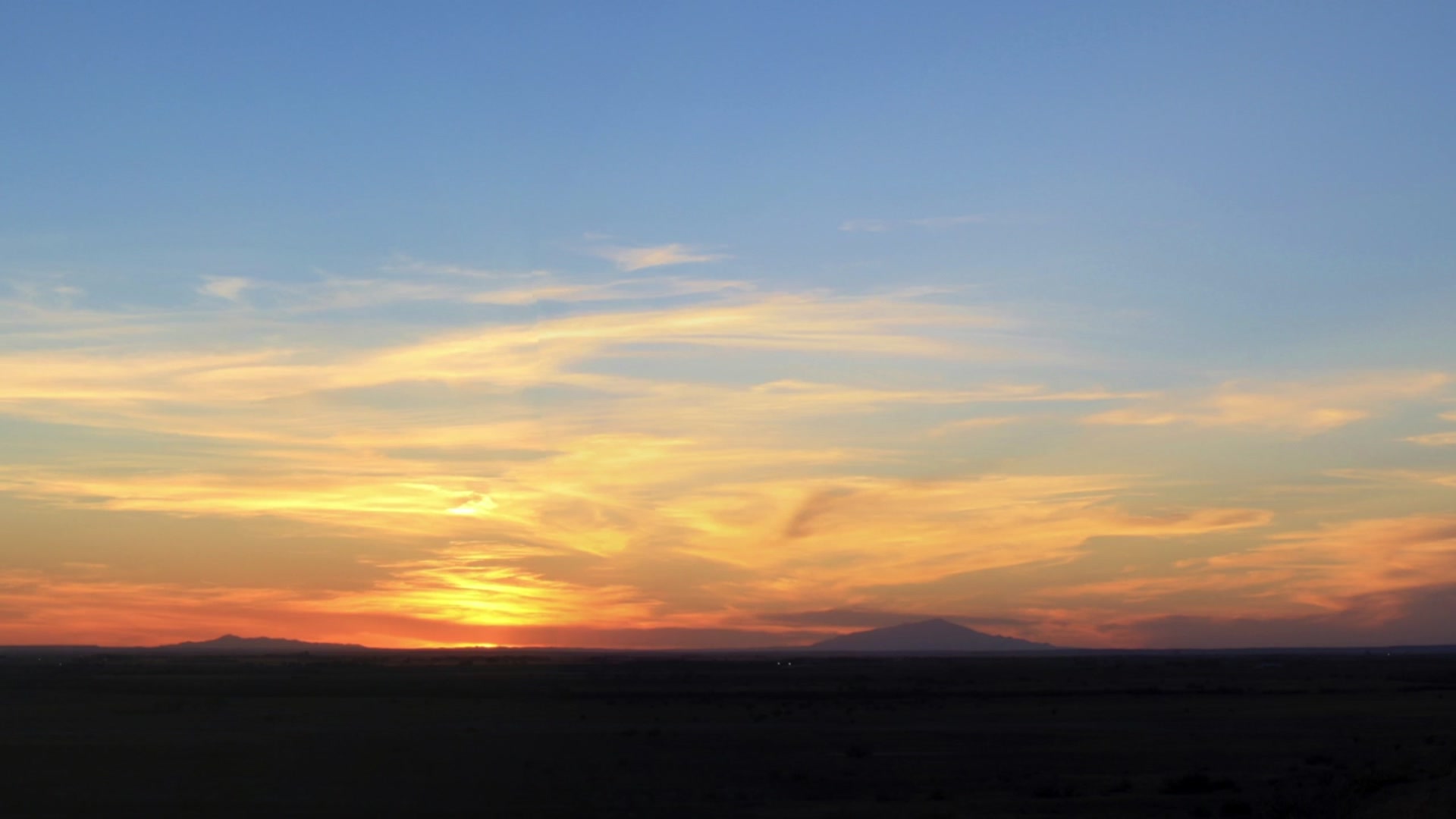 Step 1 — Sunset Painting Challenges (video frame from the lesson)