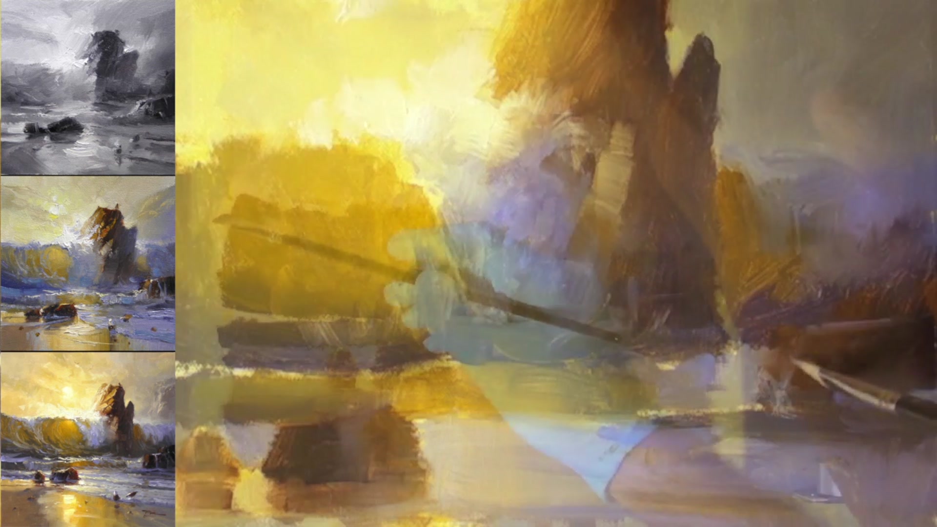 Step 15 — Wave Details and Principles (video frame from the lesson)