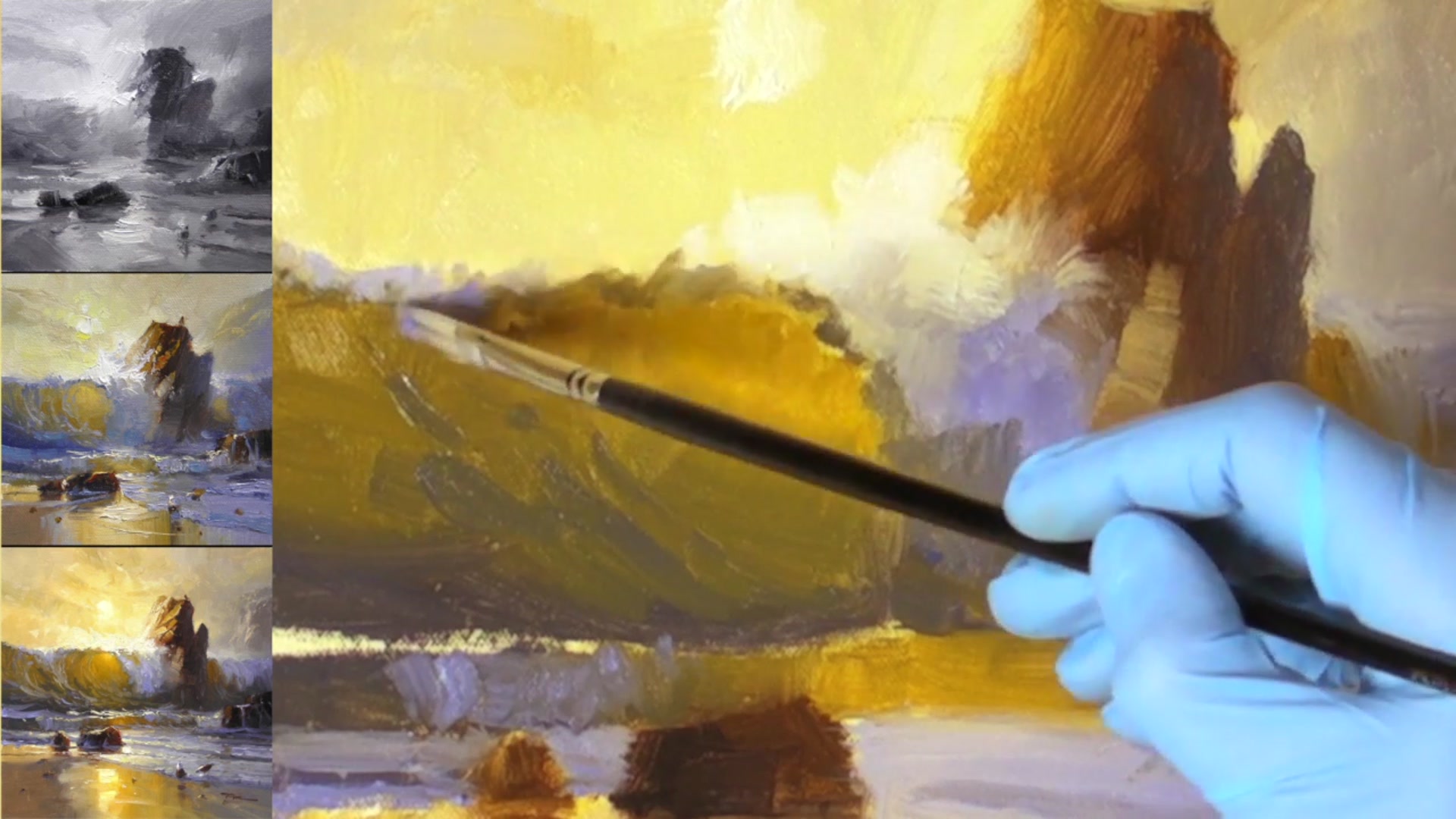 Step 16 — Extending the Colour Scheme (video frame from the lesson)