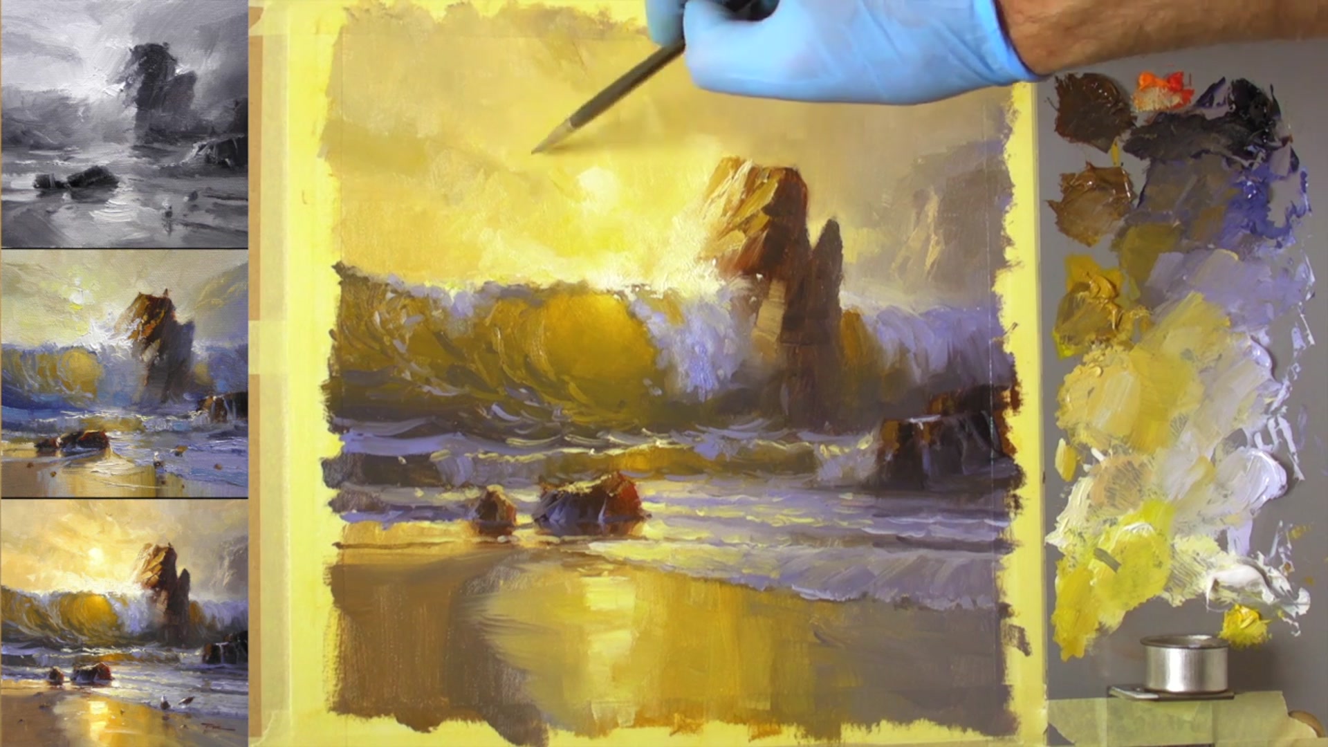 Step 21 — Final Details and Highlights (video frame from the lesson)