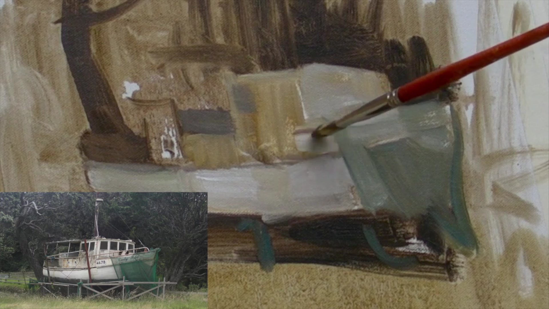 Step 6 — Importance of drawing accuracy (video frame from the lesson)