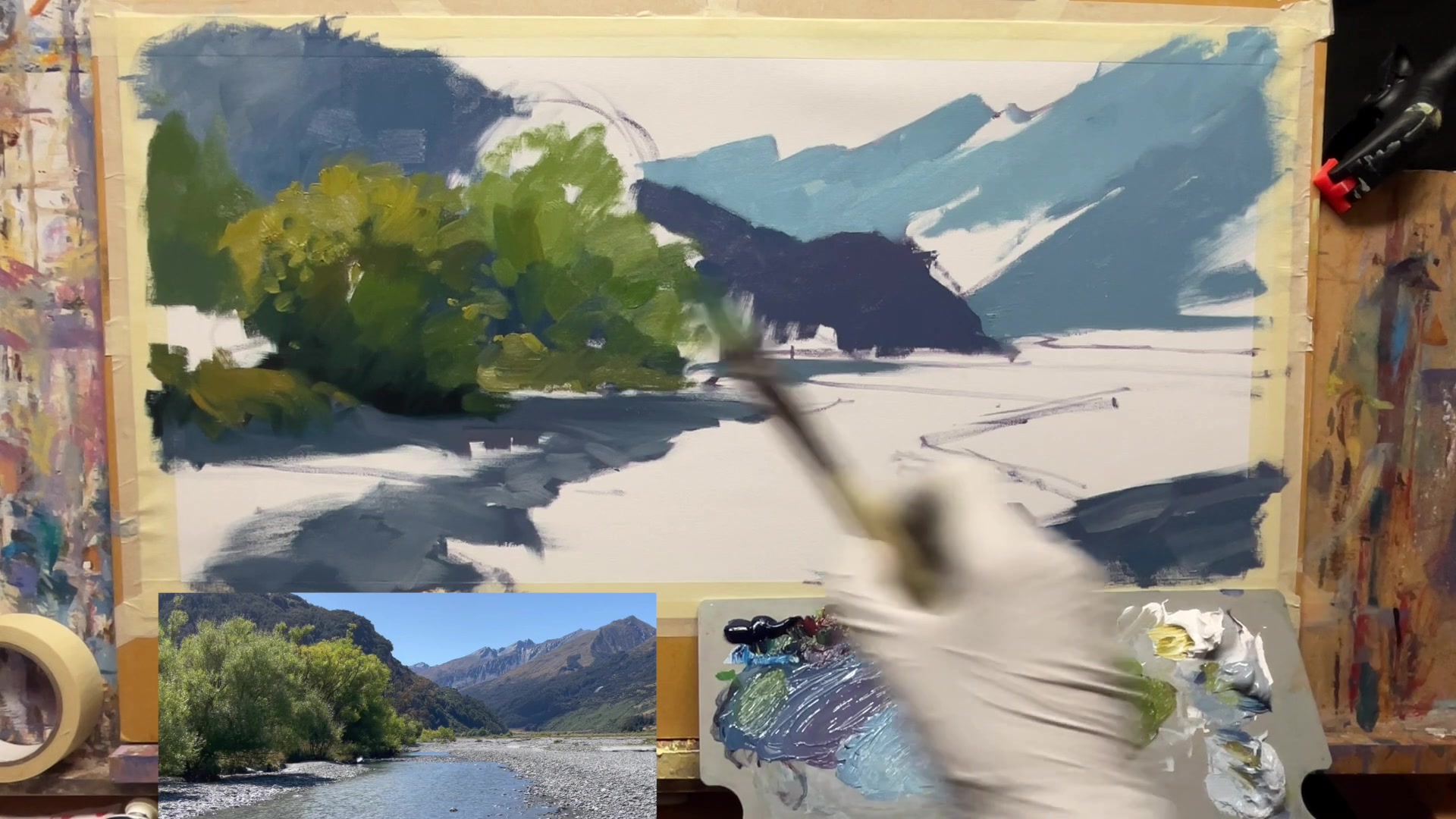 Step 19 — Adding Highlights and Details (video frame from the lesson)