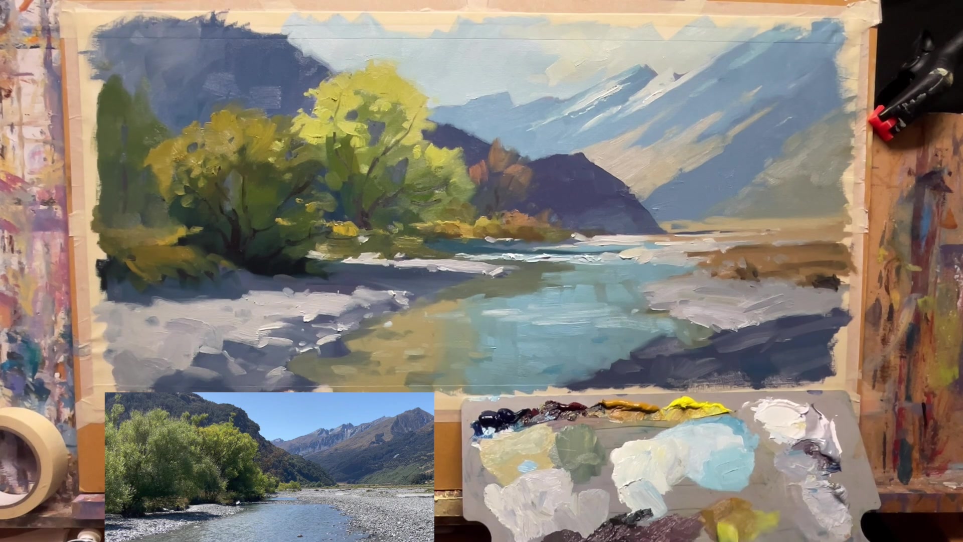 Step 30 — Enhancing Grass and Light (video frame from the lesson)