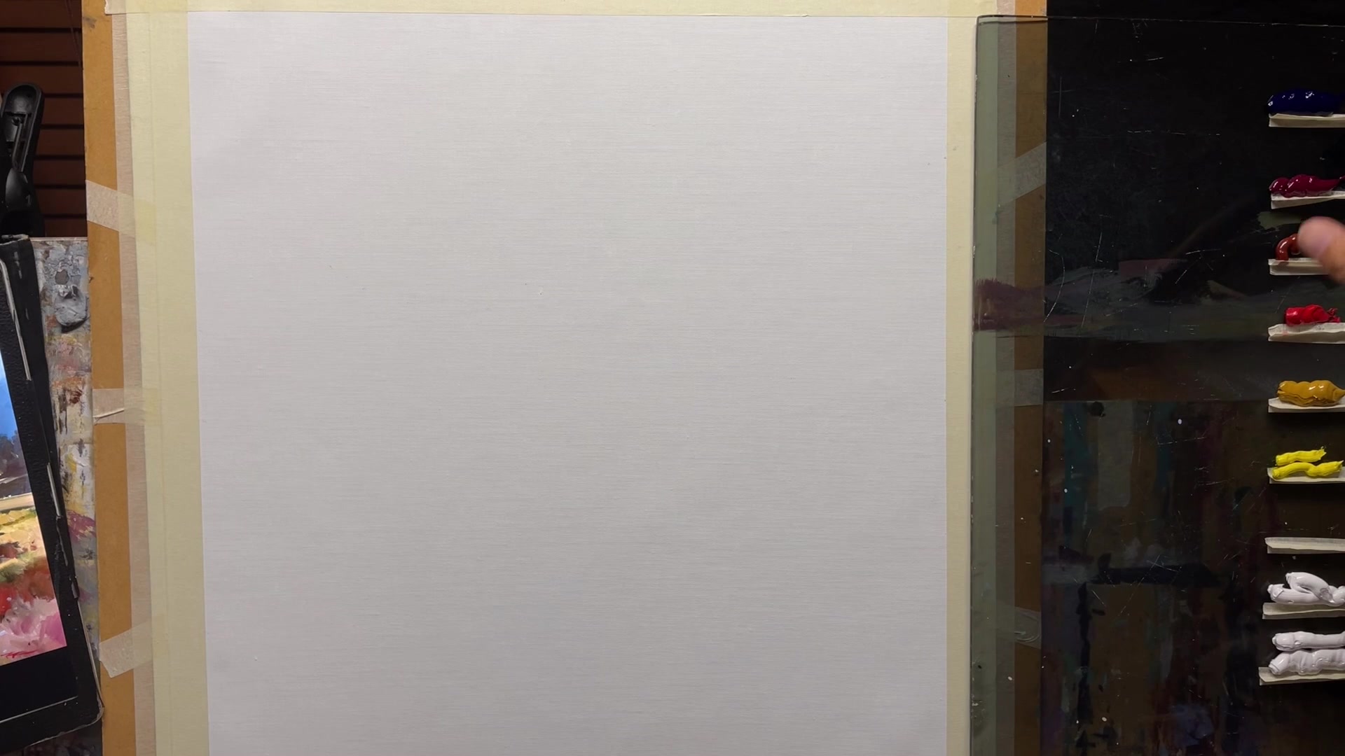 Step 1 — Mixing a Neutral Gray (video frame from the lesson)