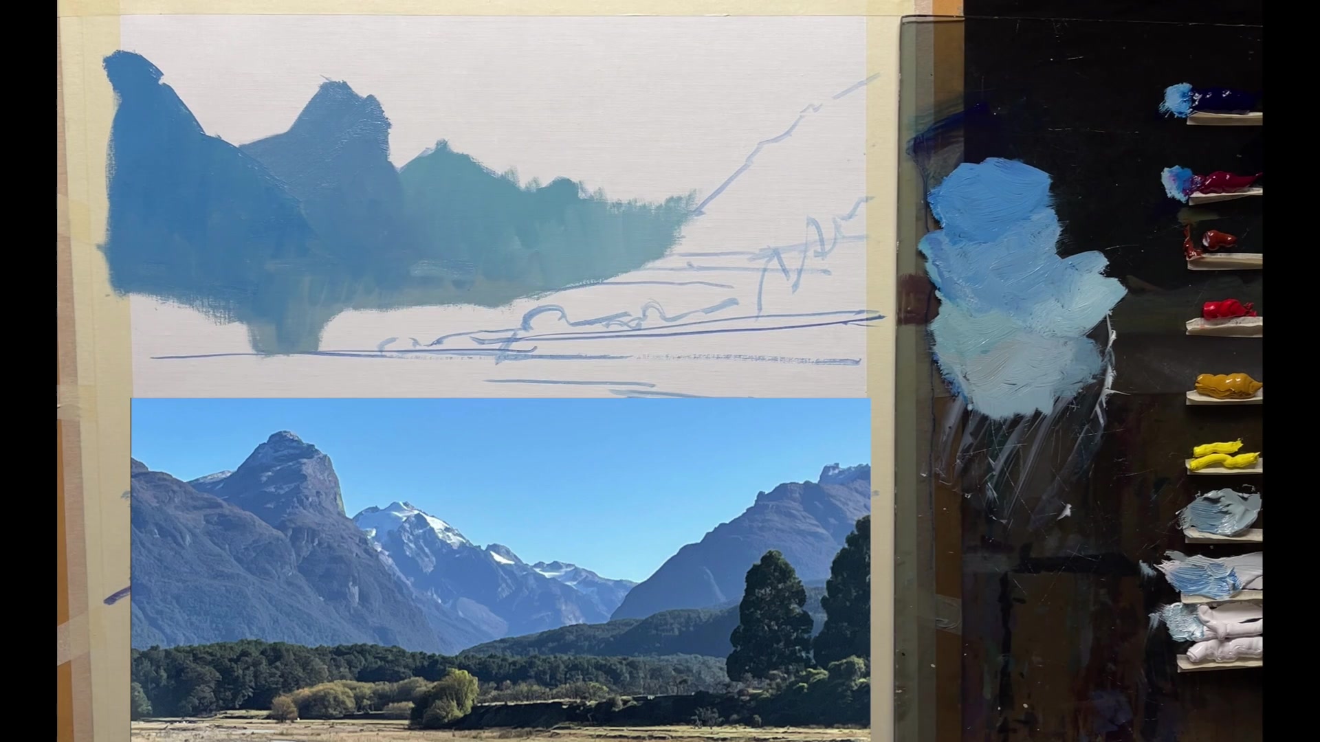 Step 8 — Avoiding Overblending (video frame from the lesson)