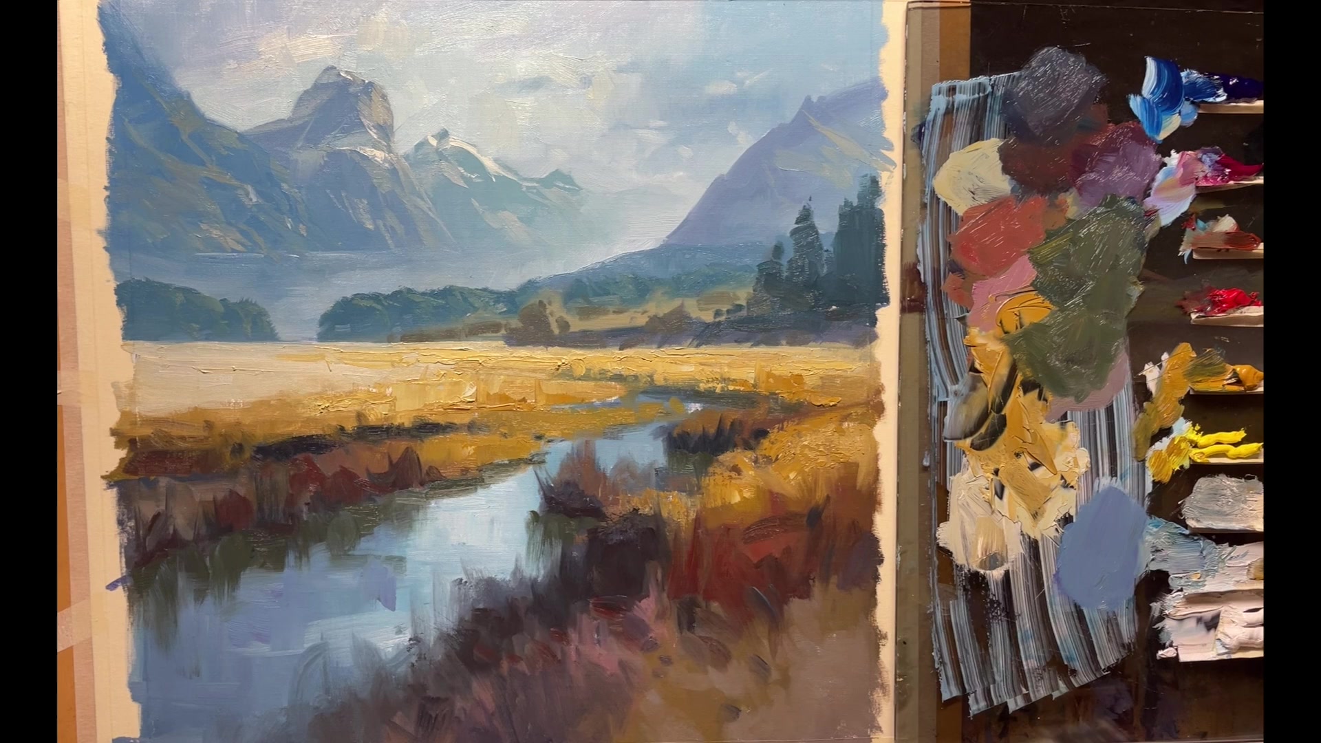 Step 33 — Final Water Adjustments (video frame from the lesson)