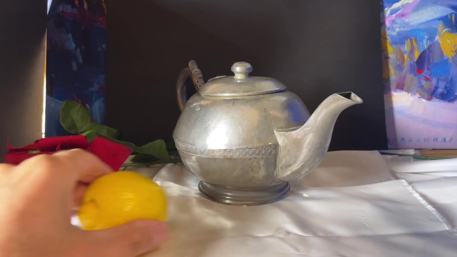 Step 7 — Environment and reflections (video frame from the lesson)