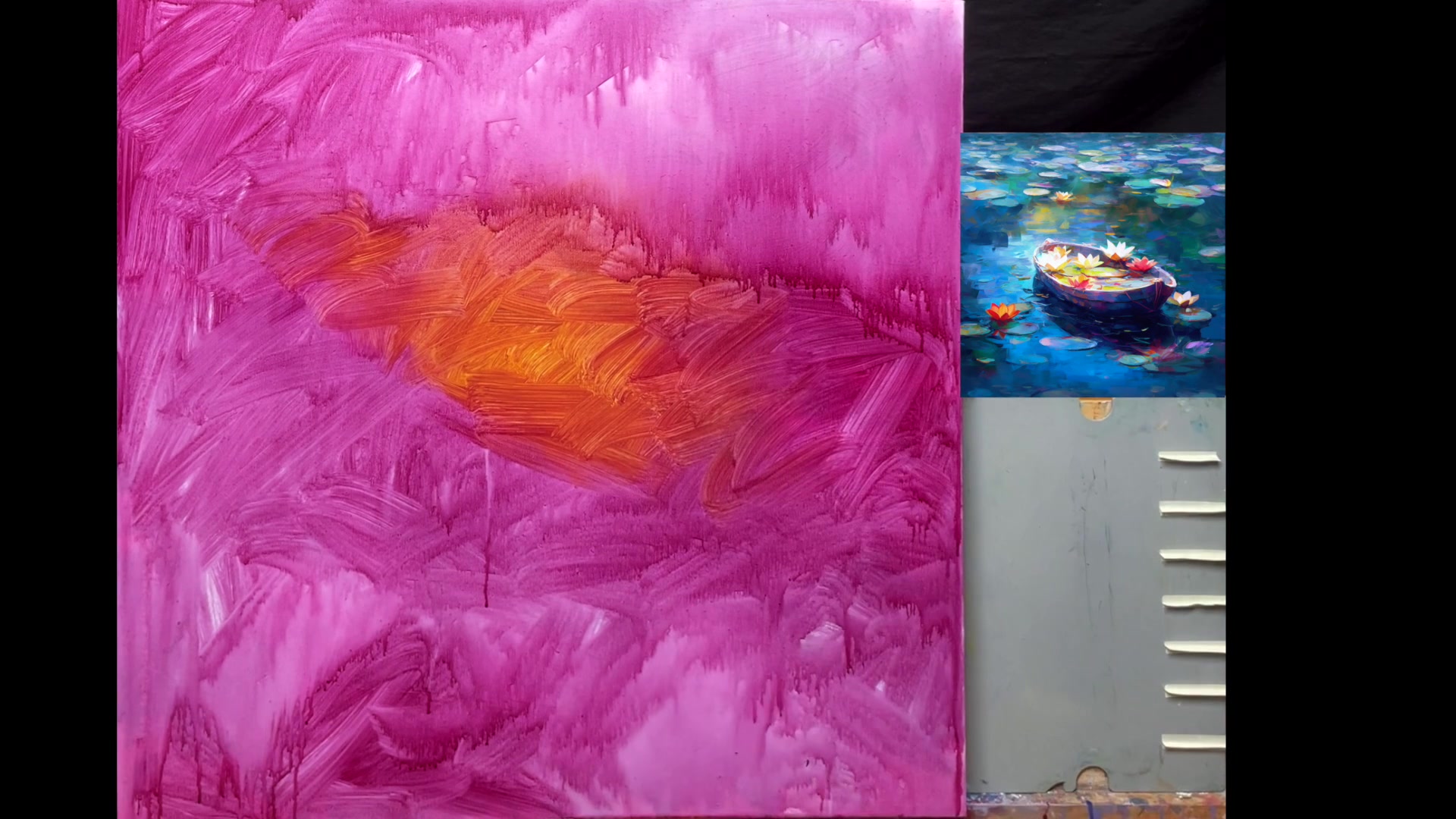 Step 2 — Preparing the Canvas (video frame from the lesson)