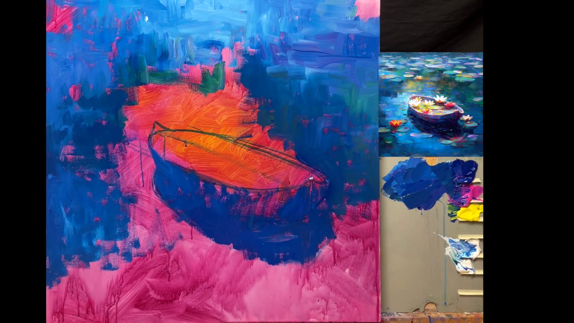 Step 7 — Evaluating the Painting (video frame from the lesson)