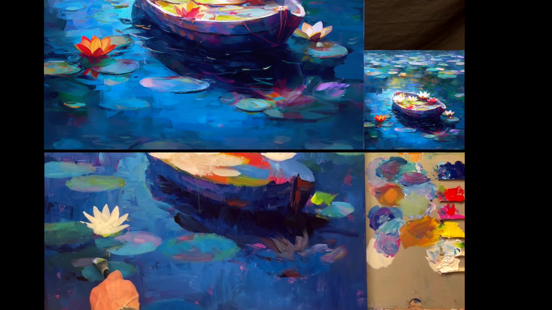 Step 22 — Refining the Boat Shape (video frame from the lesson)