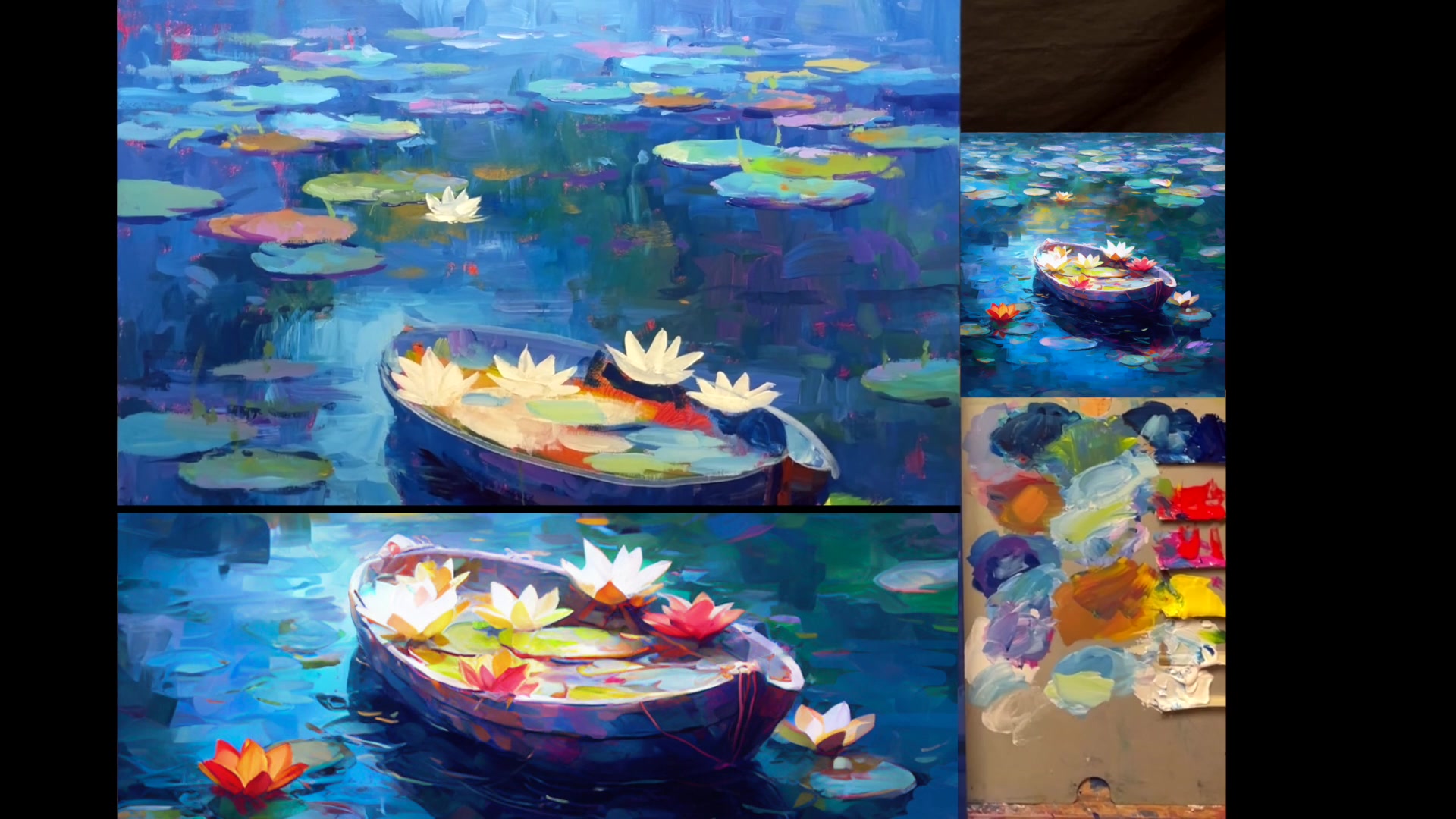Step 23 — Adding Light and Color Variations (video frame from the lesson)