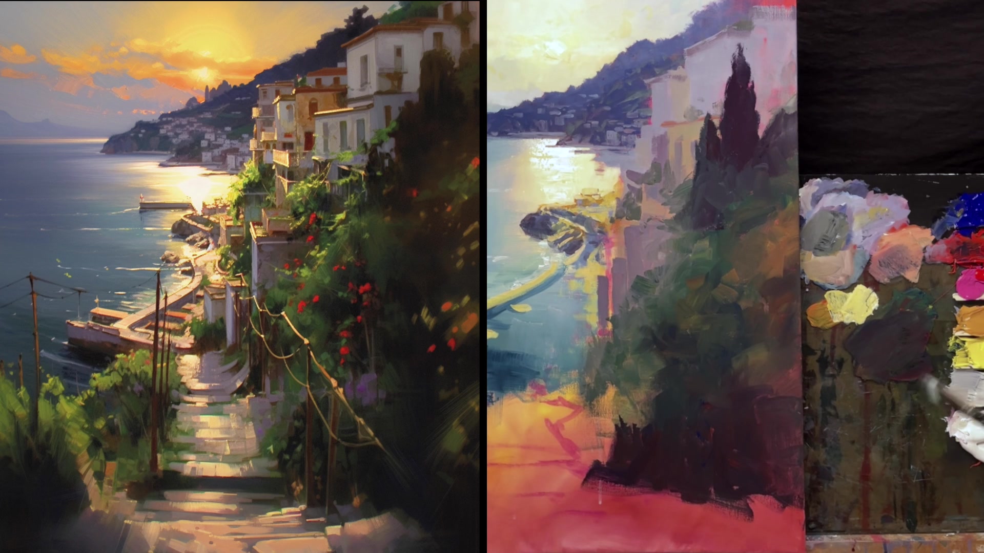 Step 10 — Adding Highlights to Buildings (video frame from the lesson)