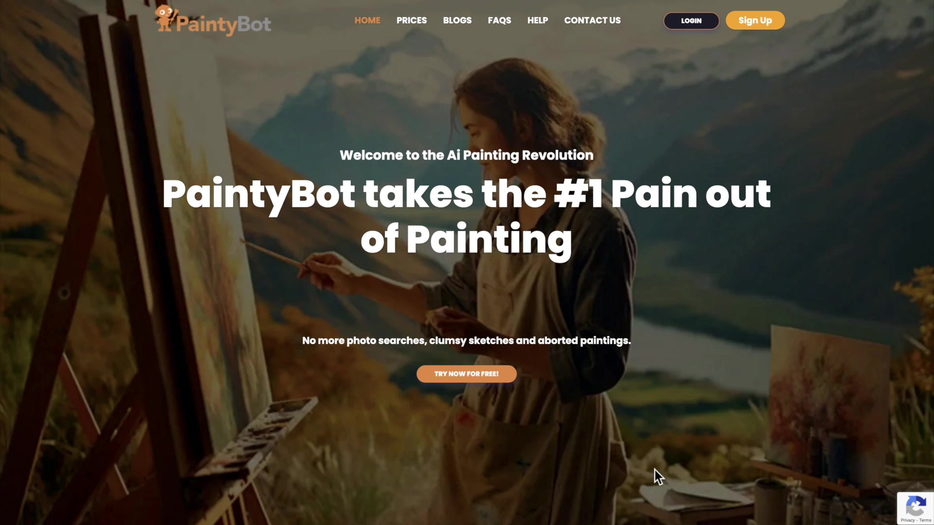 Step 5 — Using PaintyBot for Ideas (video frame from the lesson)
