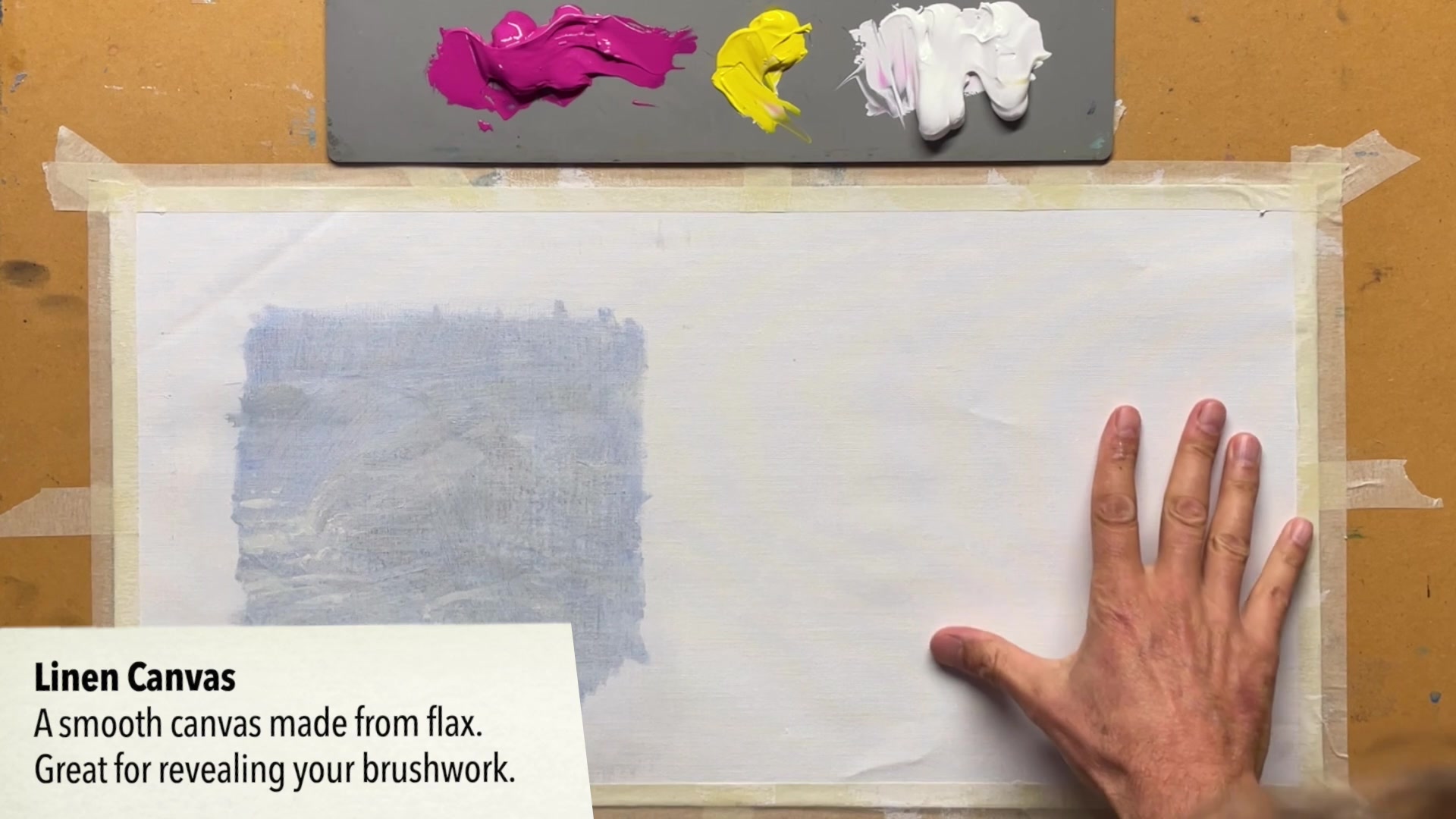 Step 6 — Canvas Preparation (video frame from the lesson)