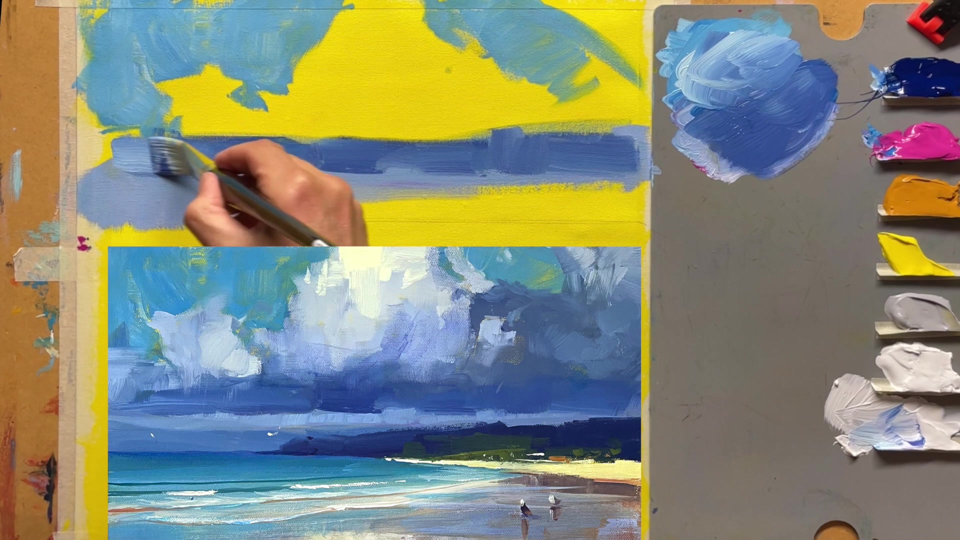 Step 5 — Building Cloud Form and Light (video frame from the lesson)